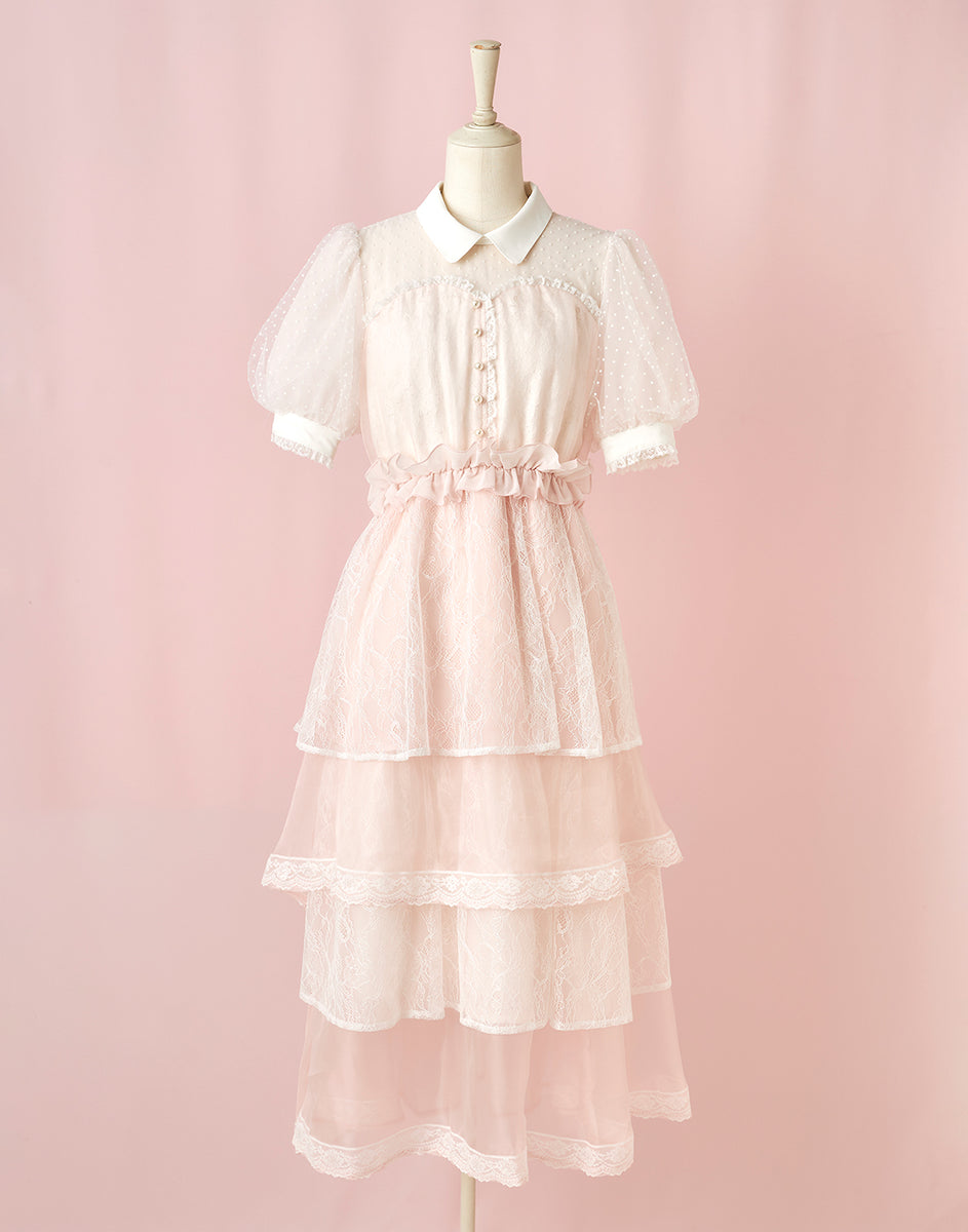 Fairy magic lace long ワンピース – mellfy memory 