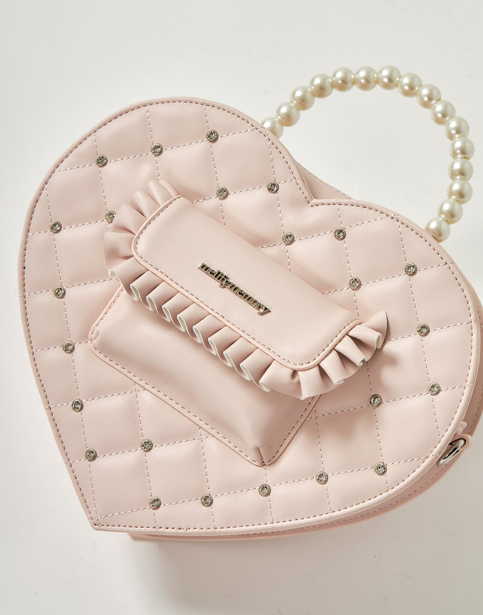 6,899円メルメモ　3way Eternity love jewel heart bag