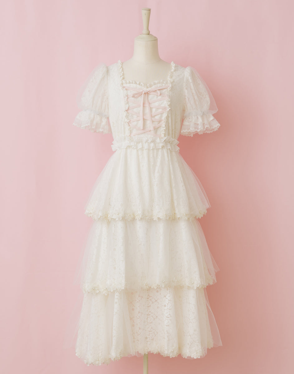 Fairy Dress up laceワンピース　mellfy memory定価28600円