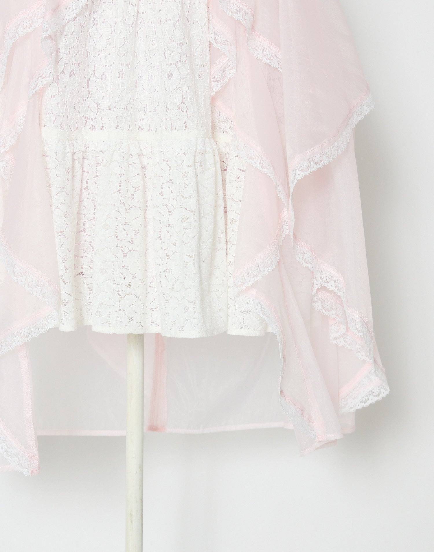 Fairy ruffle long lace onepiece – mellfy memory