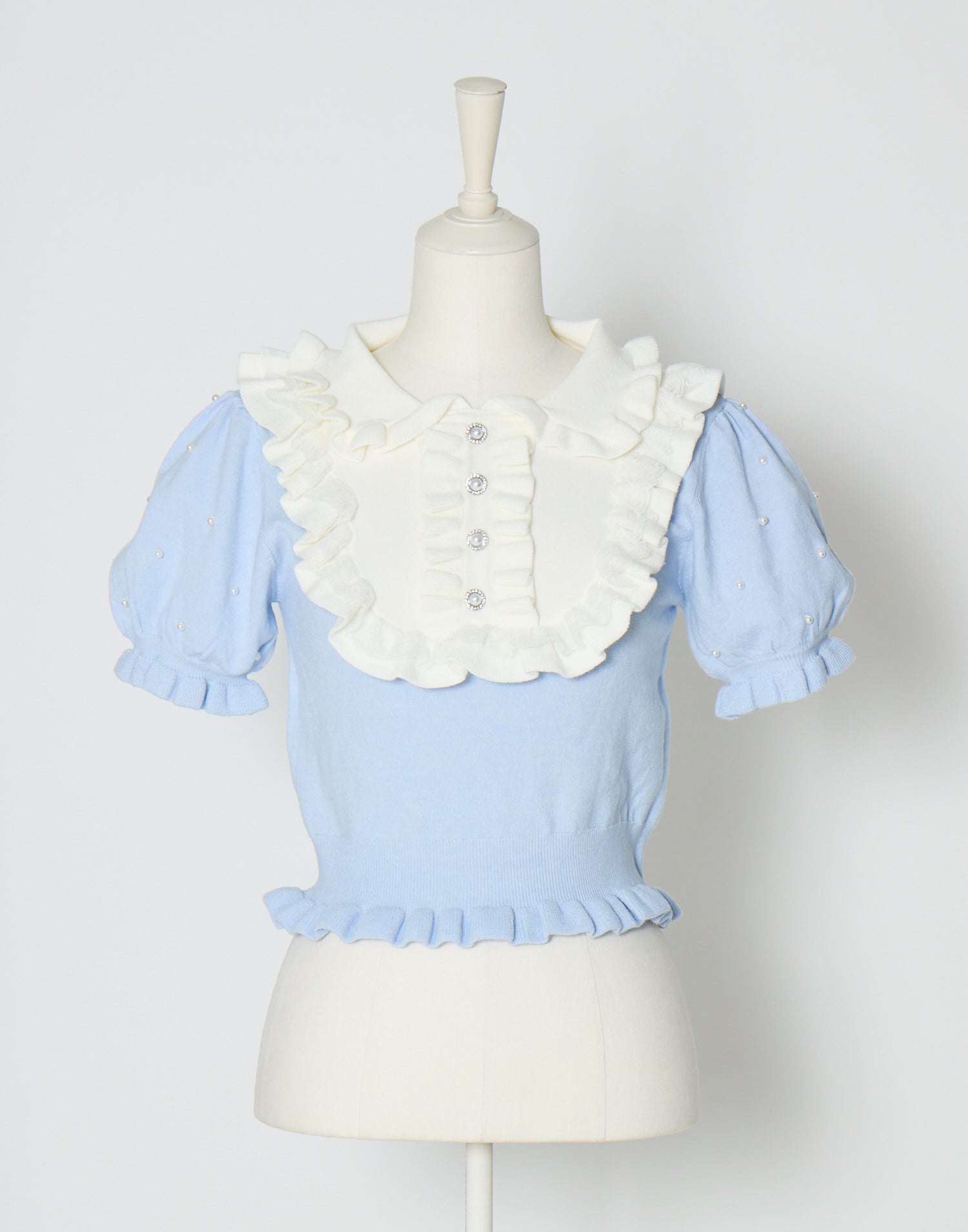 Dolly frill knit tops – mellfy memory