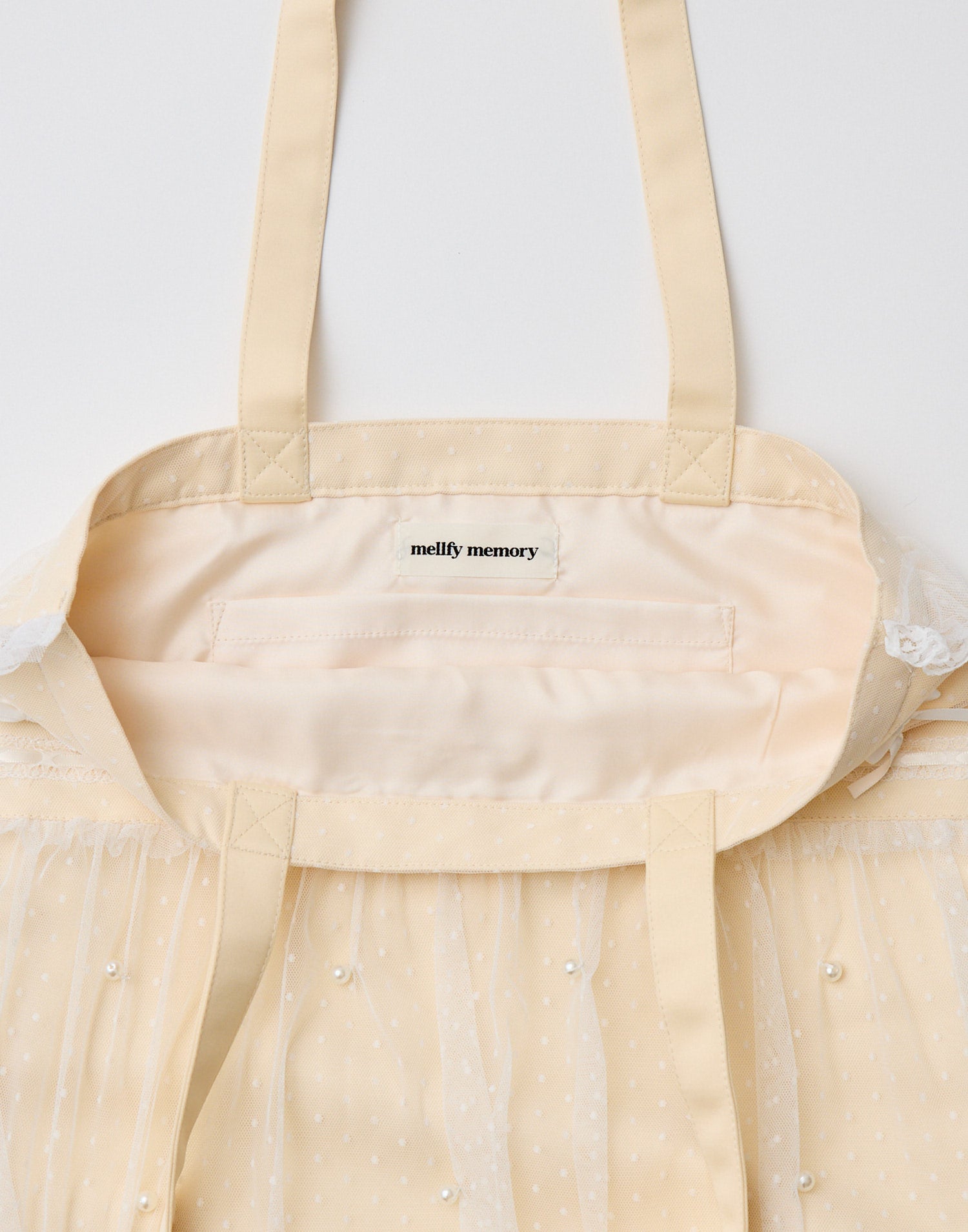 Mellfy ribbon cake tote bag – mellfy memory