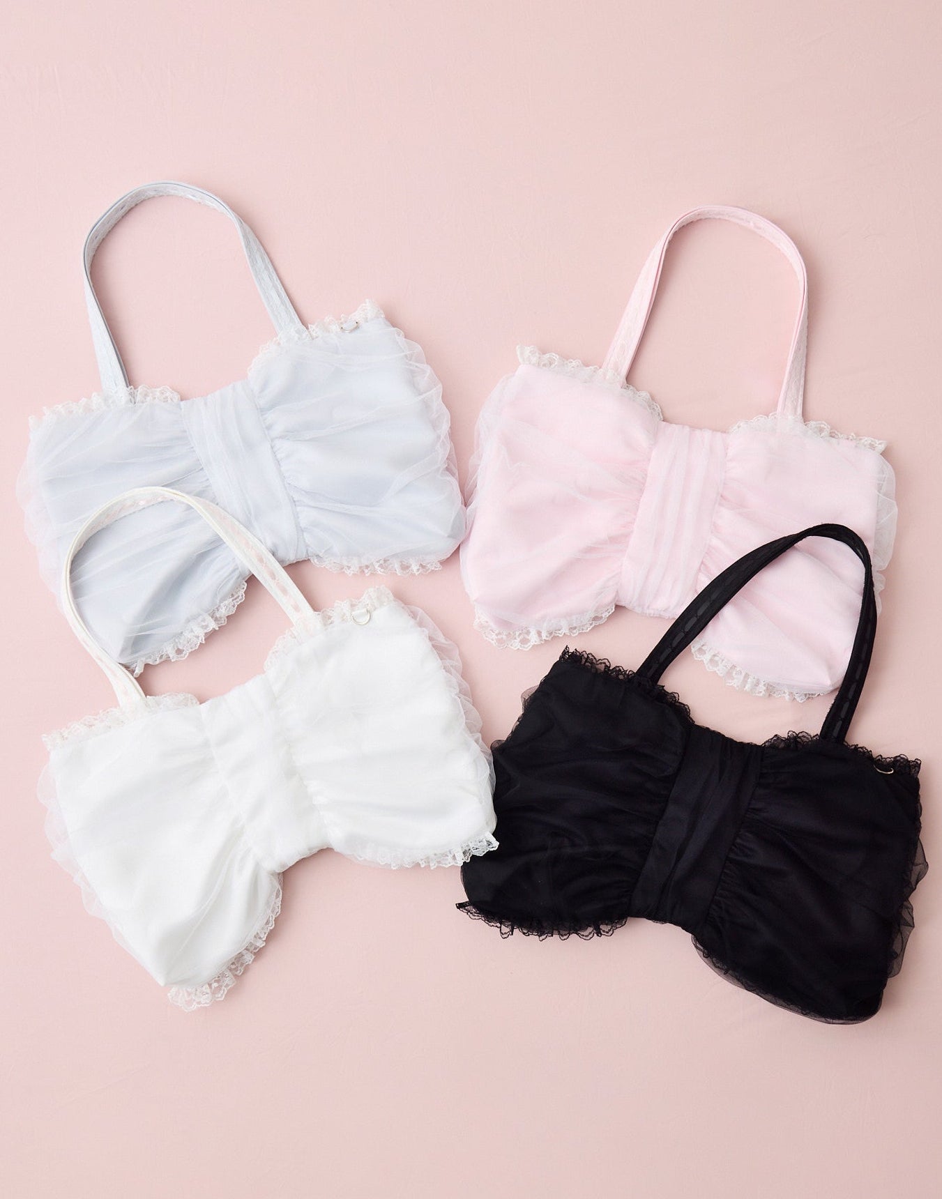 Lovely puff ribbon tote bag – mellfy memory