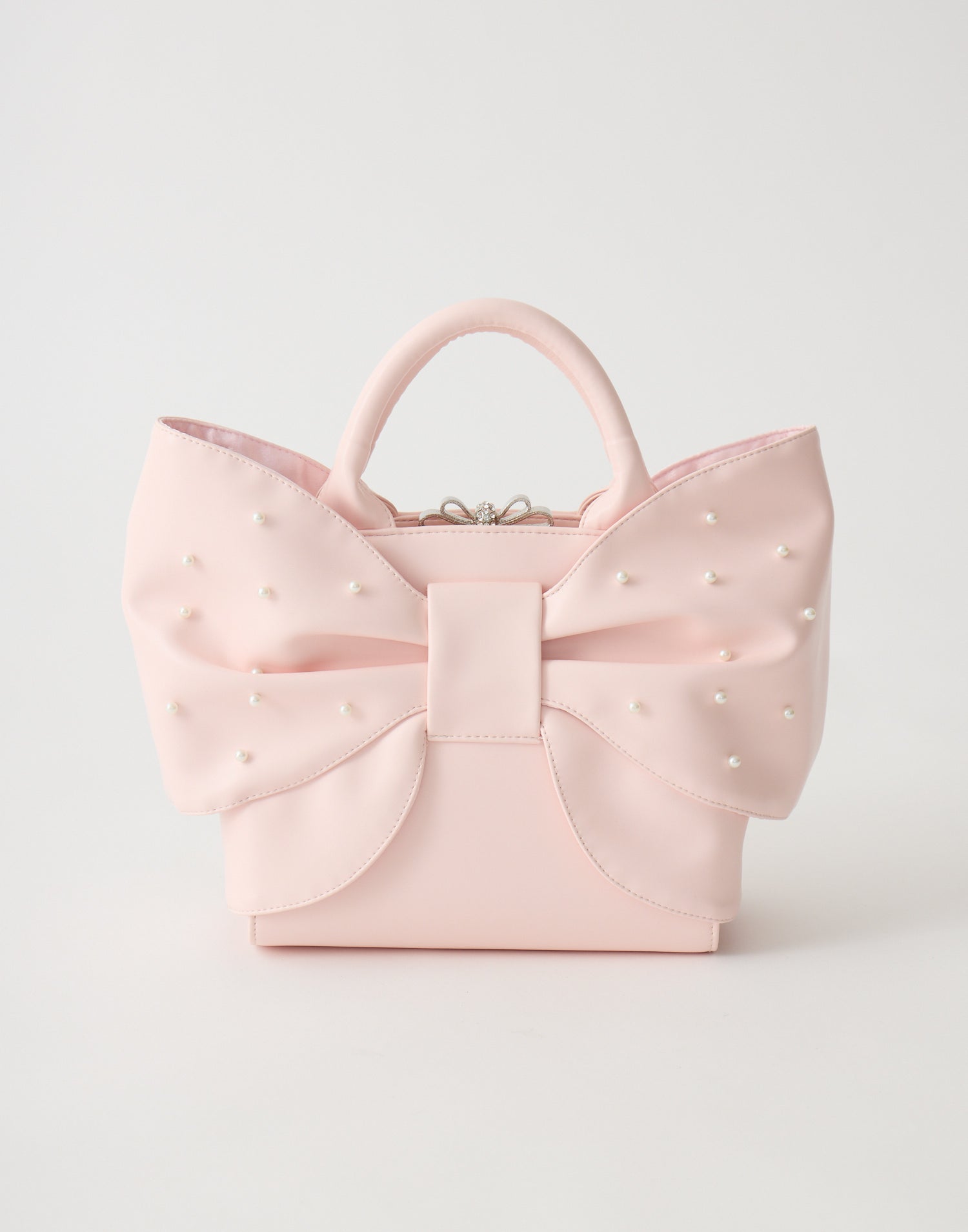 バッグ Mellfy pearl ribbon kiss-lock bag Mellfy pearl ribbon kiss-lock bag – mellfy memory