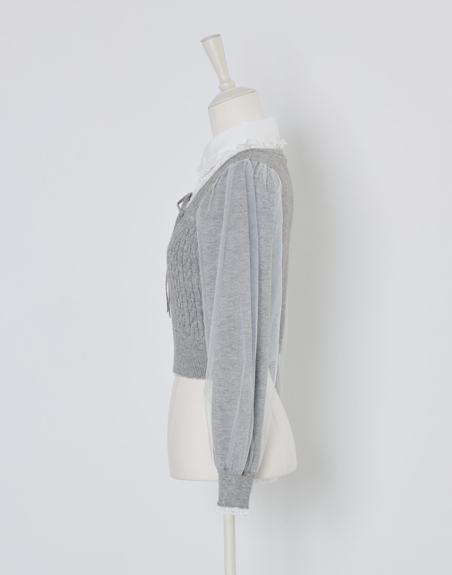 Girls Cable Knit Blouseトップス – mellfy memory