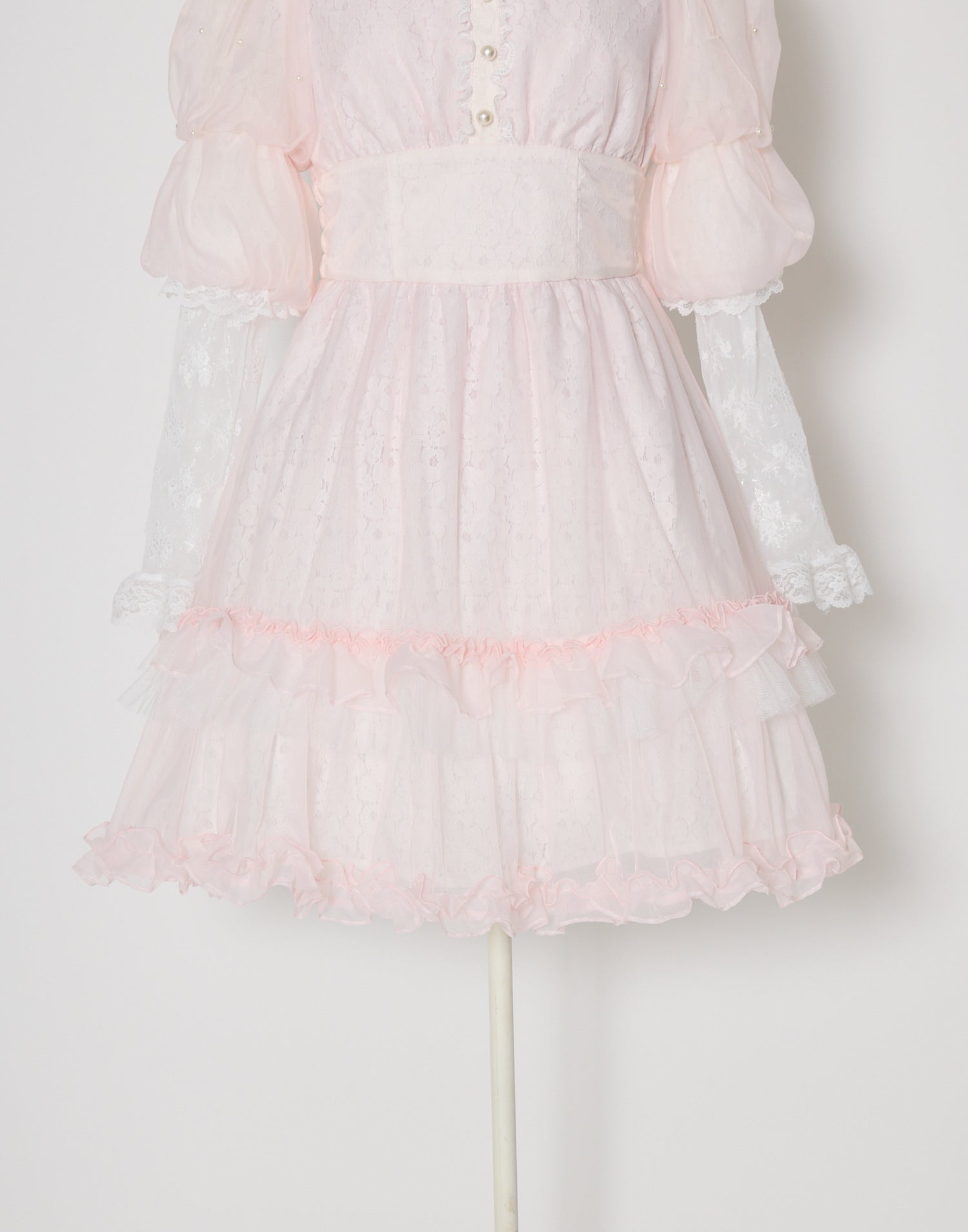 メルメモ Angelic Sugar Lace onepiece ピンク Angelic Sugar Lace onepiece – mellfy memory