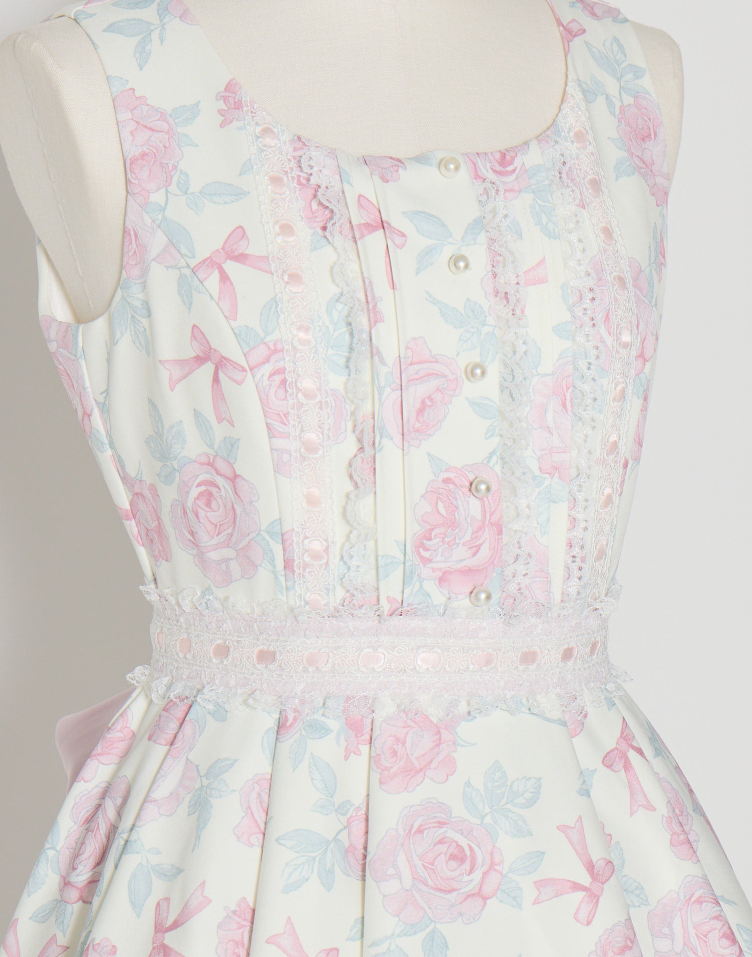 Rosy Floral Angelic onepiece – mellfy memory