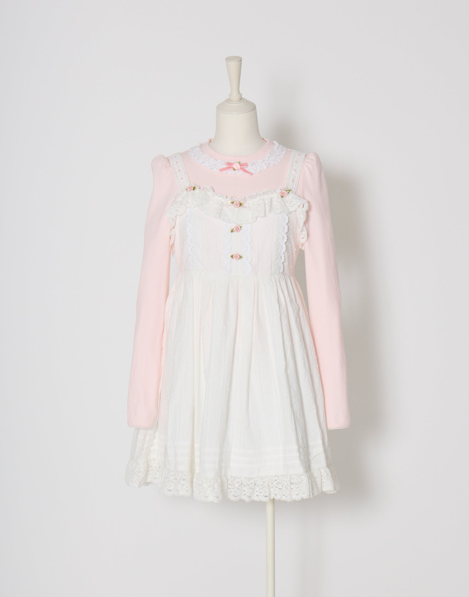 ワンピース rosey sweet jumper skirt Fiorforte rosey sweet jumper skirt – mellfy memory