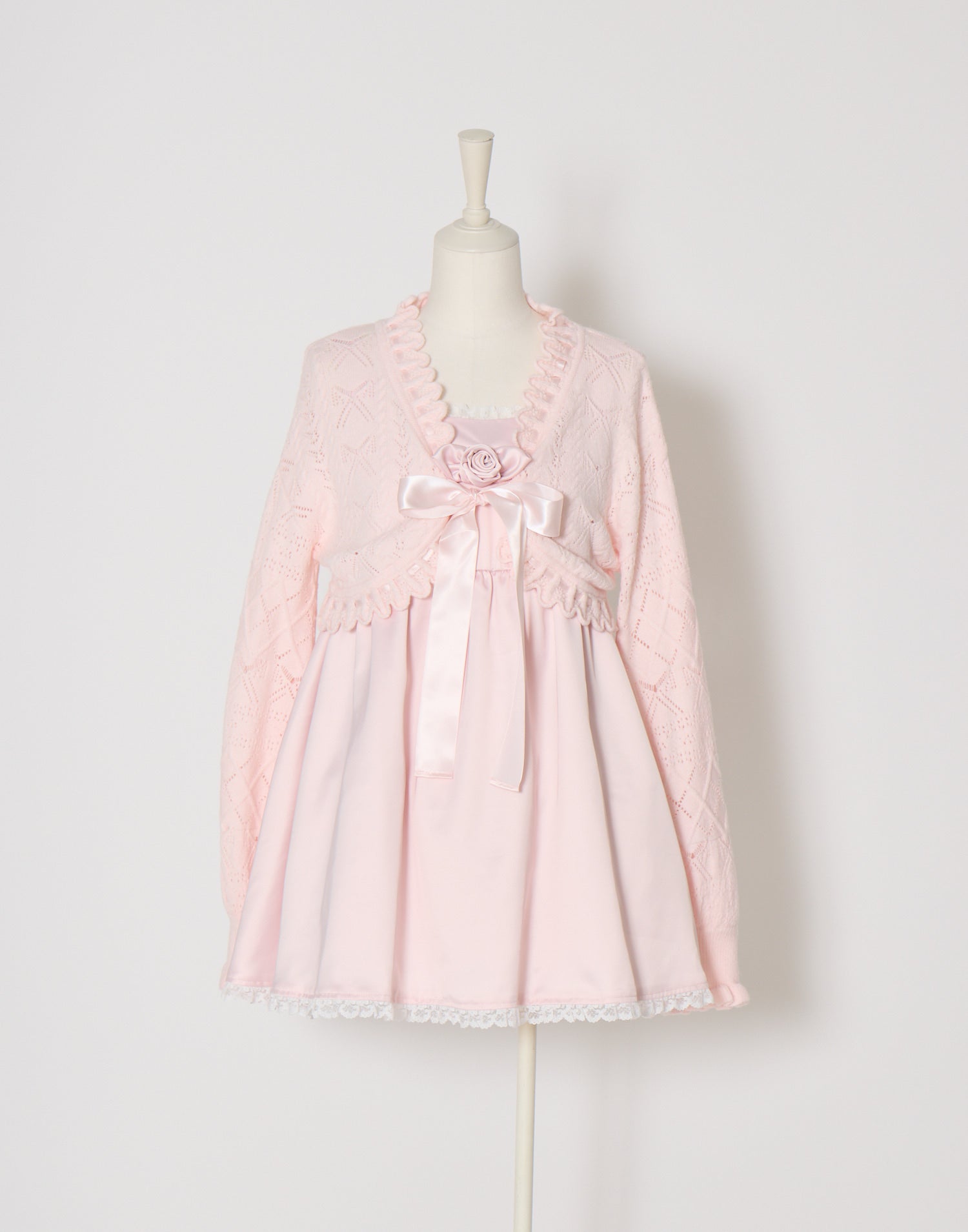 ワンピース rose satin baby doll Fiorforte rose satin baby doll – mellfy memory