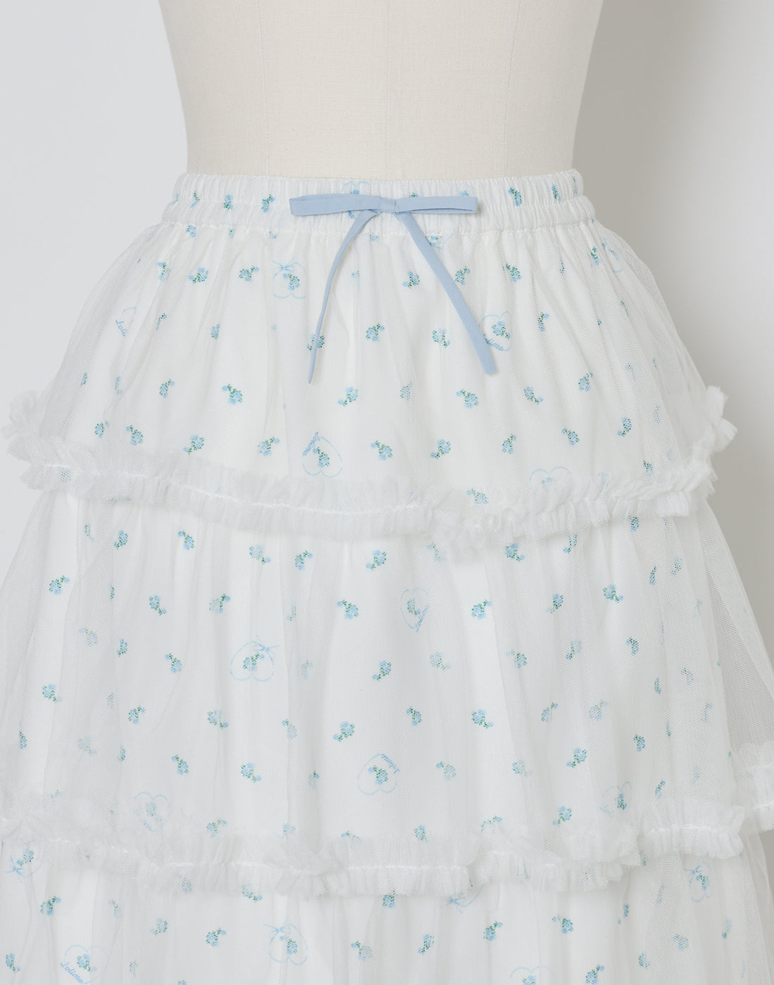 美品 PETIT FLOWER FRILL SKIRT CLANE (2346 美品 PETIT FLOWER