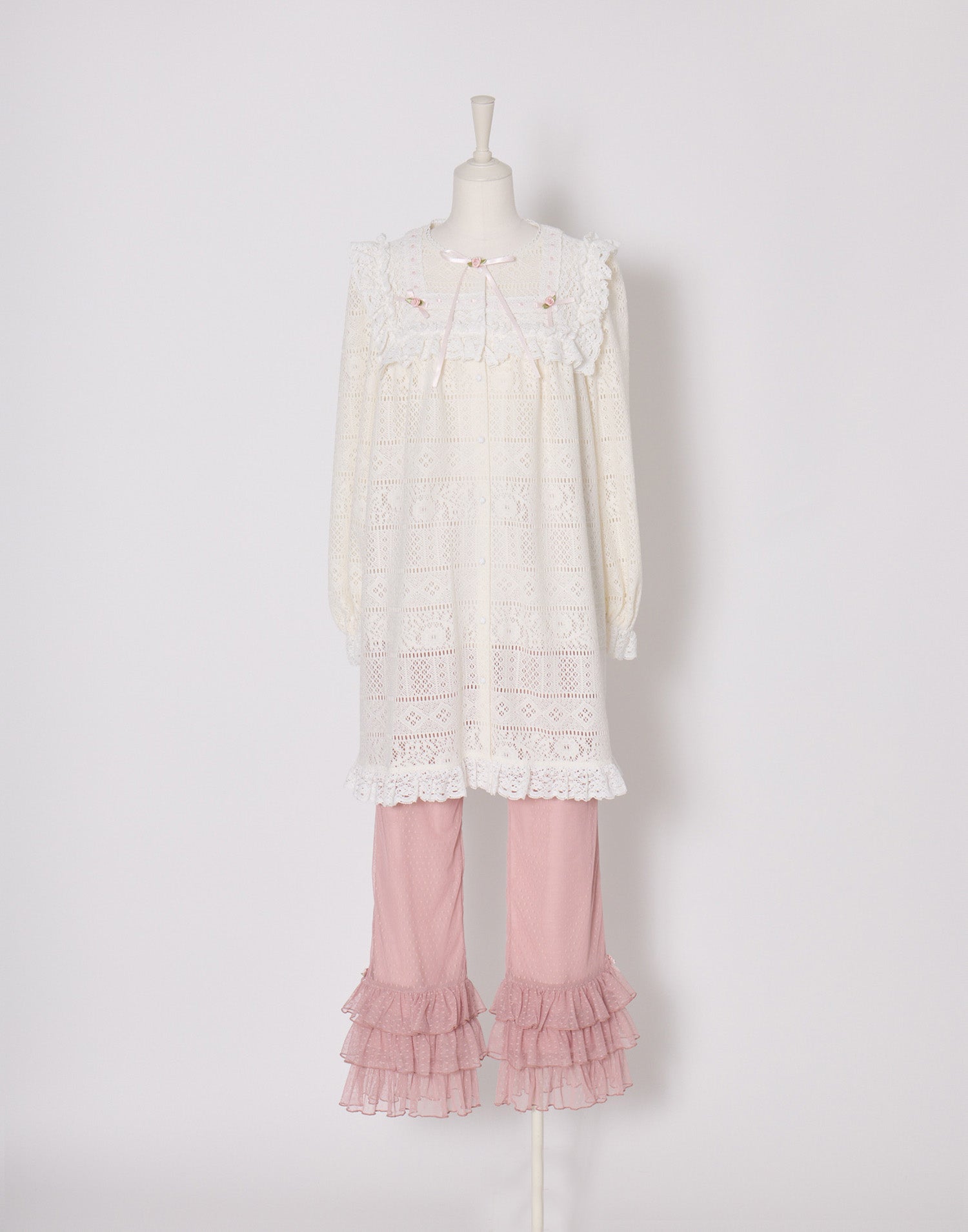 rose frill tulle pants – mellfy memory
