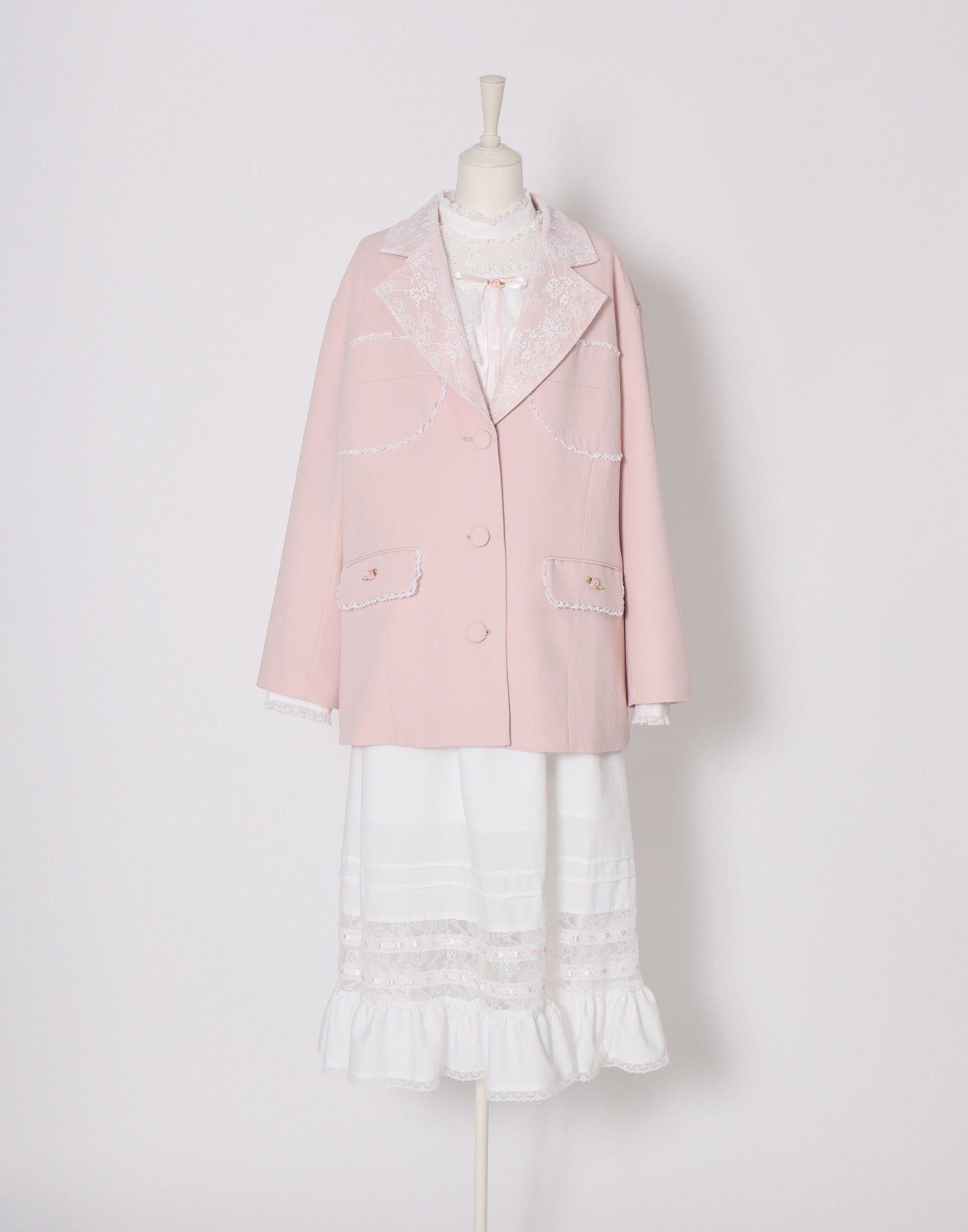 Fiorforte ♡ corset lace jacket corset lace jacket – mellfy memory