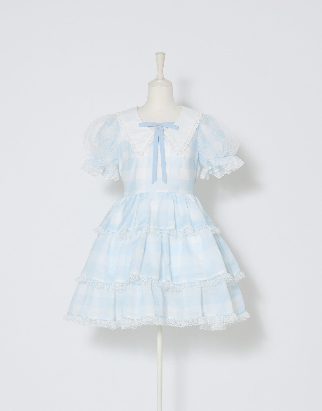 Fairy gingham tiered doll ワンピース – mellfy memory