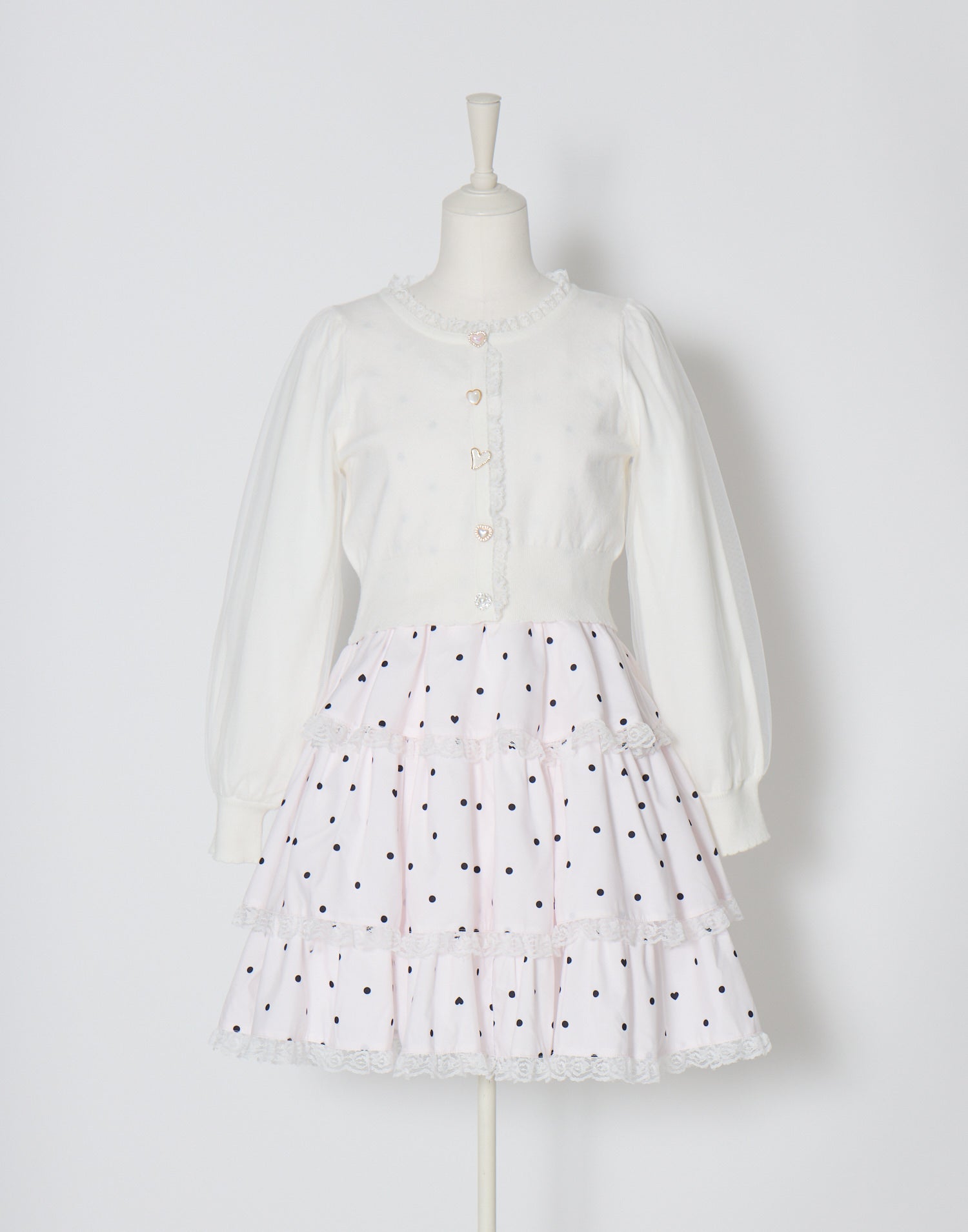 Sweet secret heart dot onepiece – mellfy memory