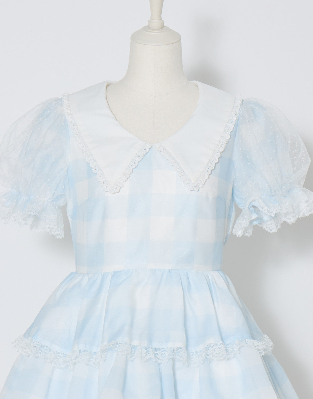 Fairy gingham tiered doll ワンピース Fairy gingham tiered doll ワンピース – mellfy memory