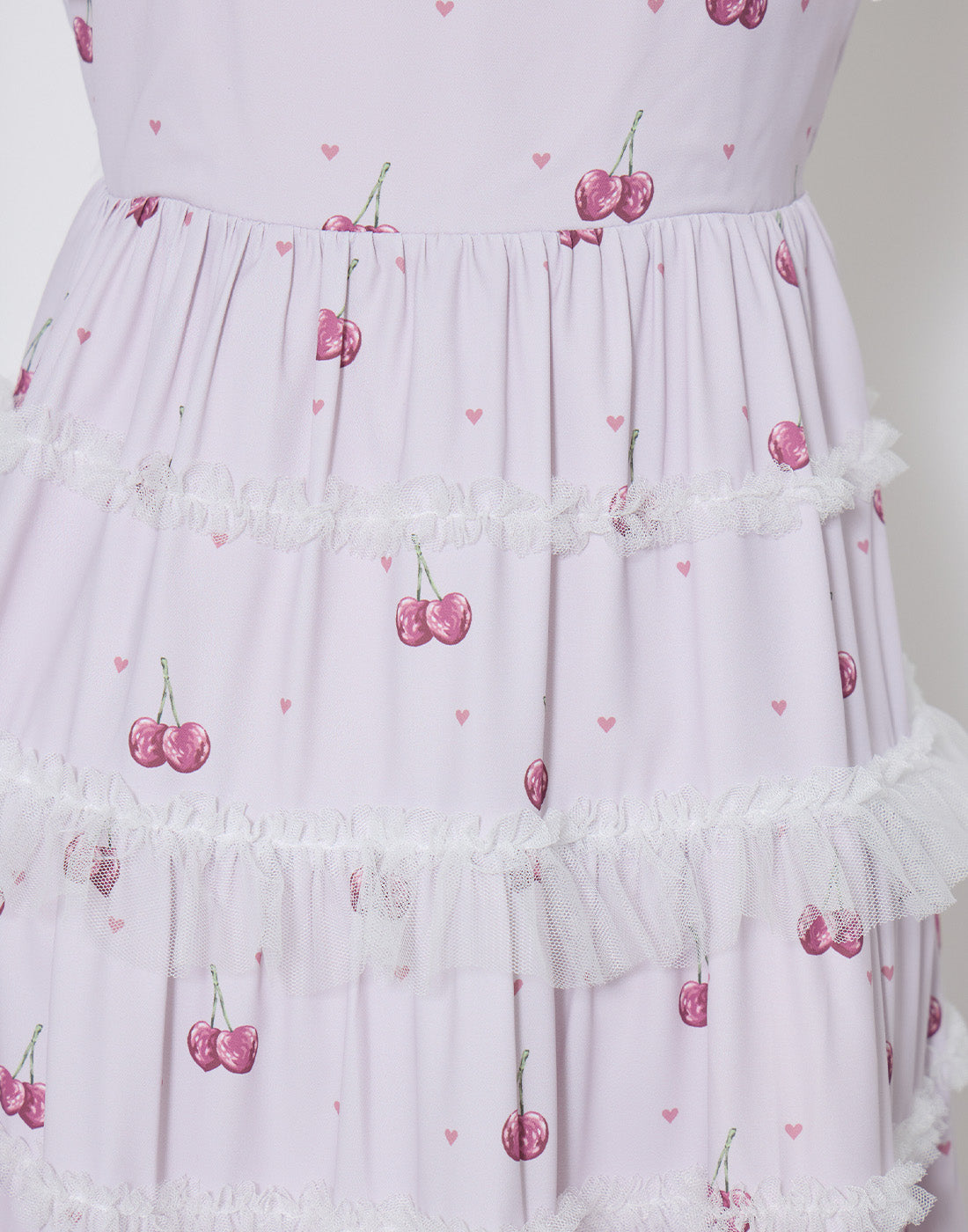 mellfy memory Strawberry Dolce ワンピース Sweet cherry long ワンピース – mellfy memory