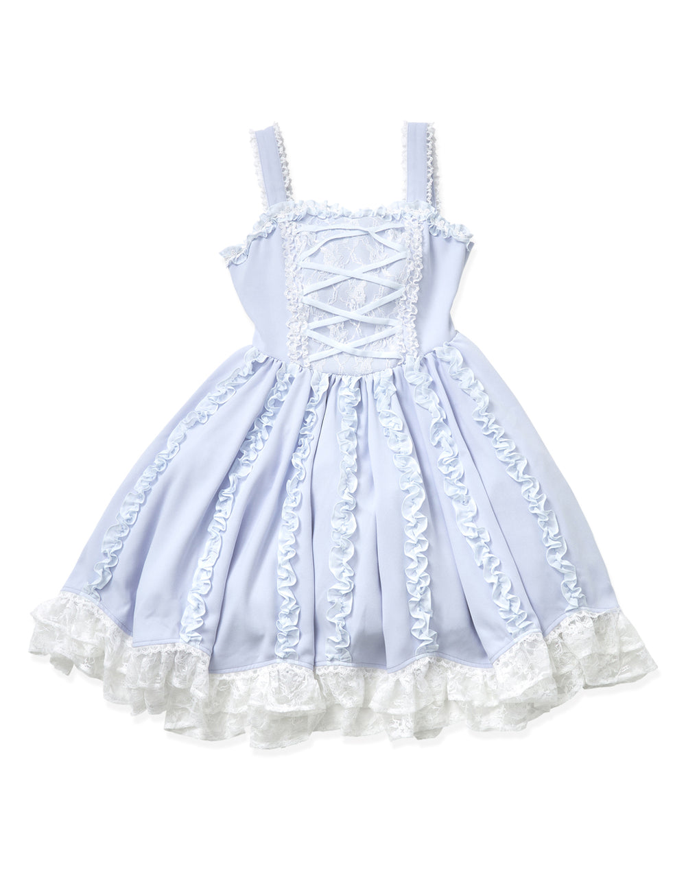 Lace up corset princess girl ワンピース – mellfy memory