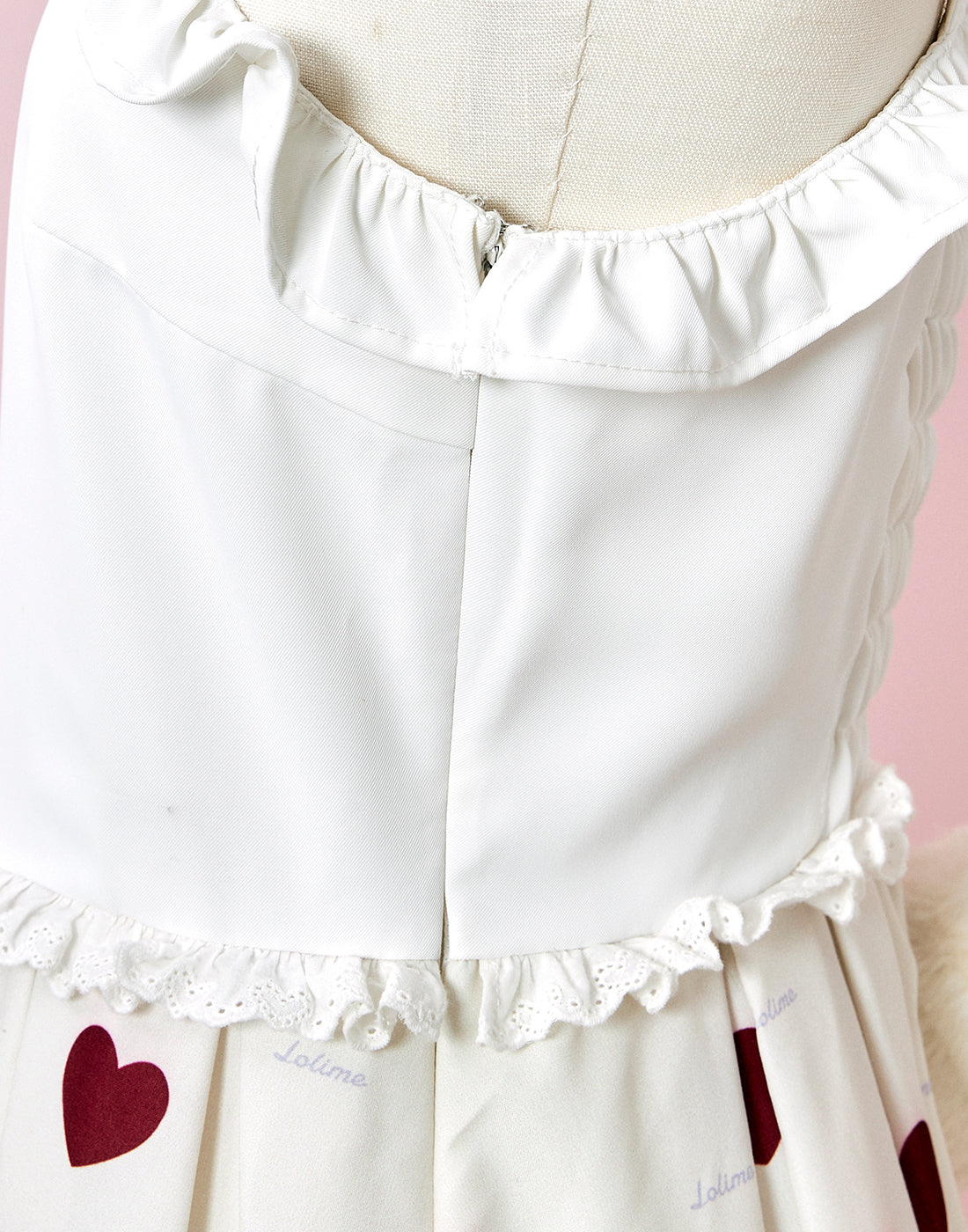 【11月発送】SWEET BUNNYジャンパースカート／ Lolime（Mサイズ・LLサイズ展開）