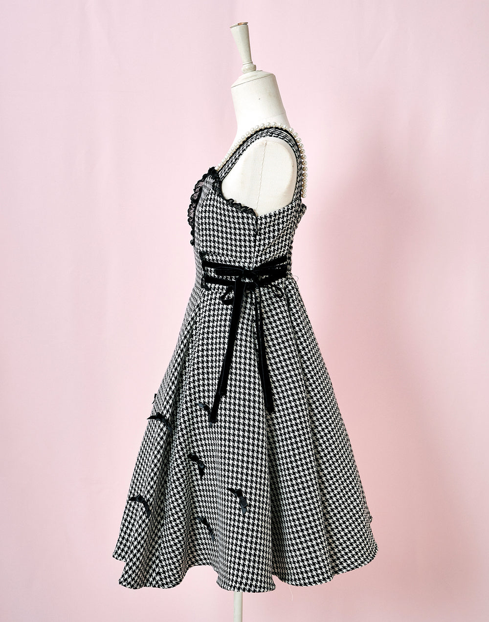 Check and ribbon waltz ワンピース – mellfy memory 