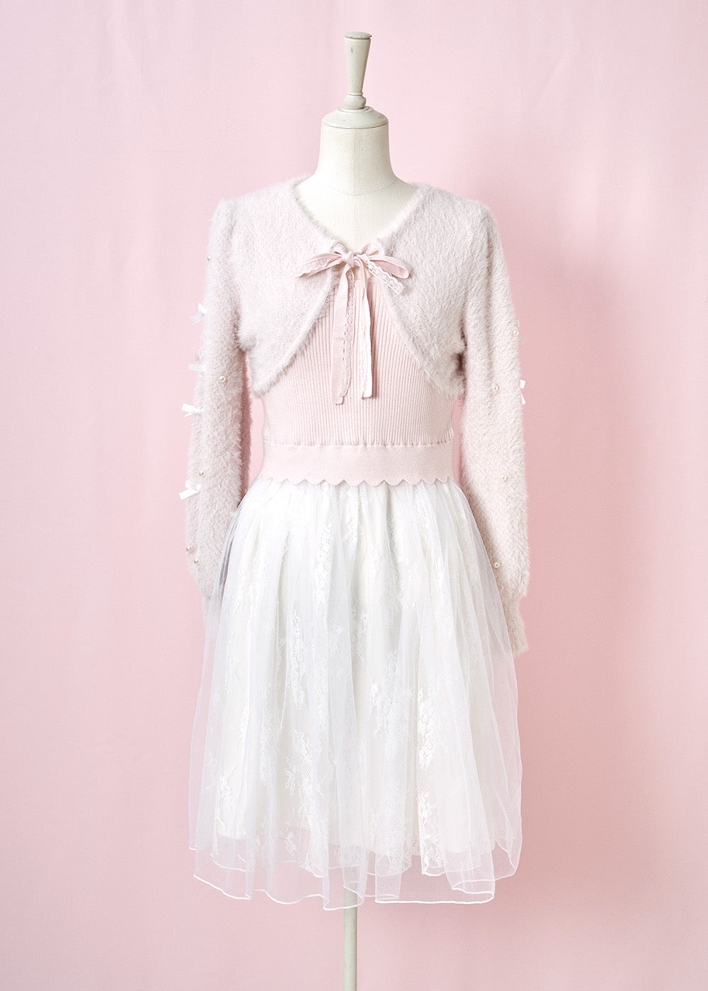 Melty fluffy knit ワンピース – mellfy memory