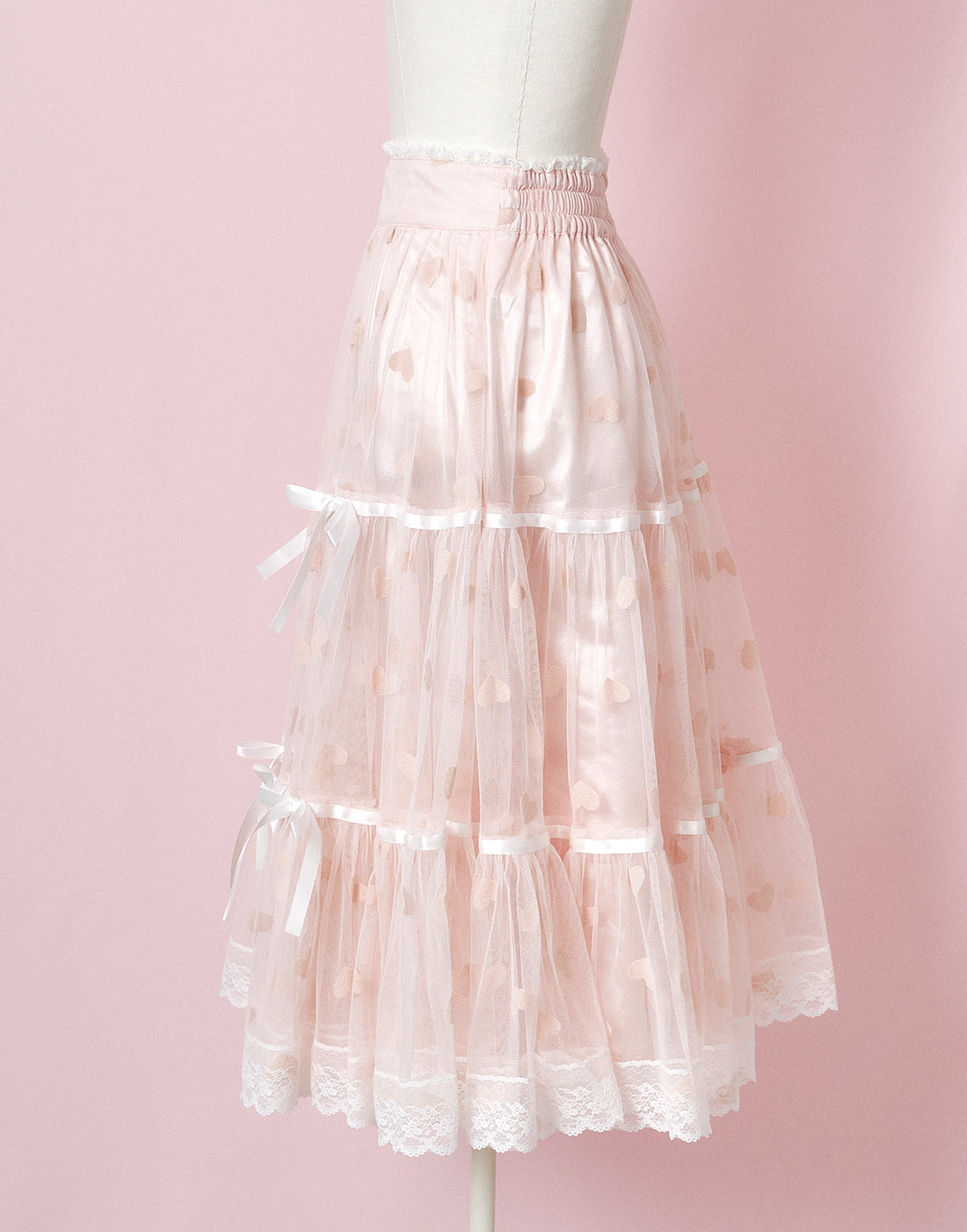 Dreamy heart tulle スカート