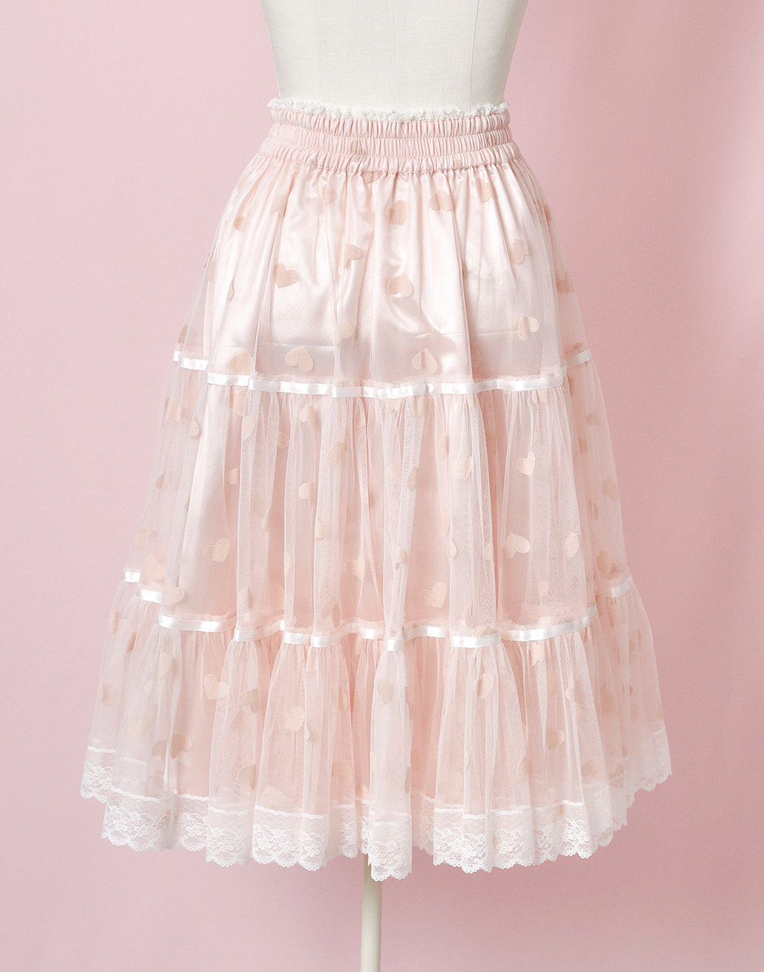 Dreamy heart tulle スカート