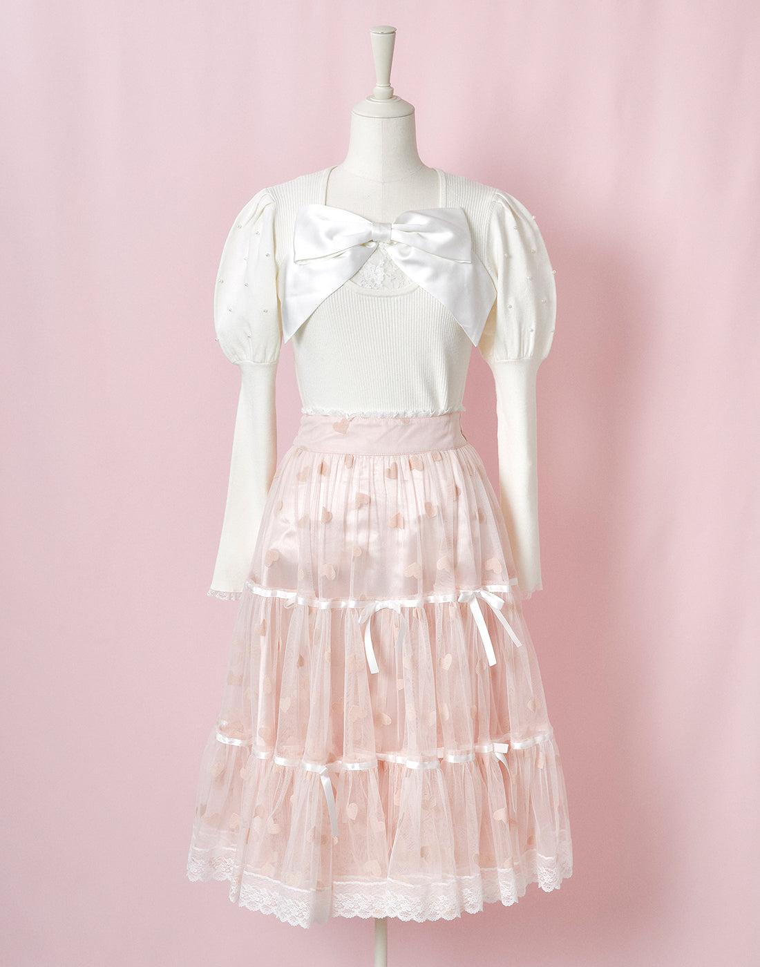 Dreamy heart tulle スカート