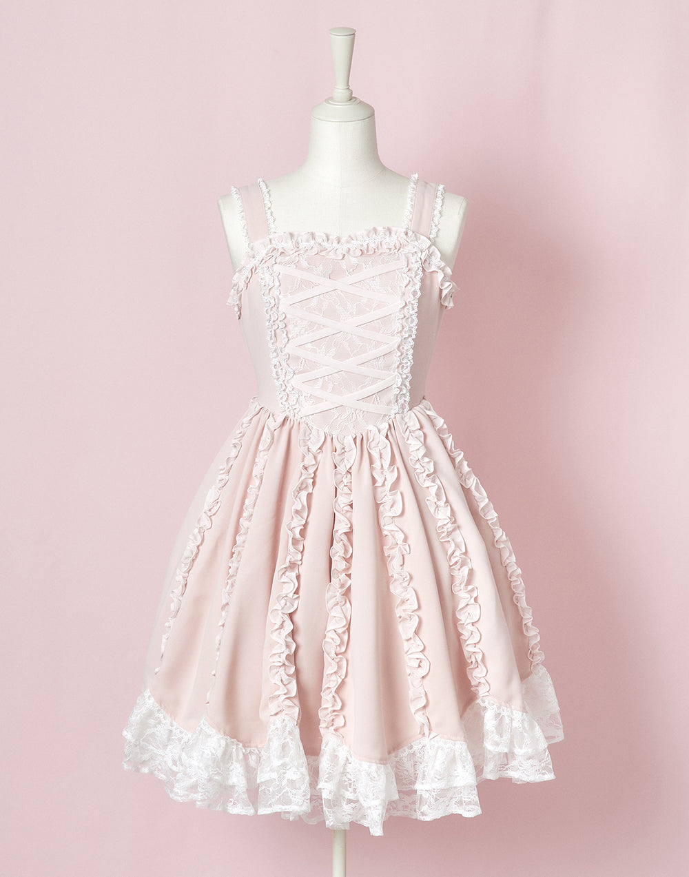 Lace up corset princess girl ワンピース – mellfy memory