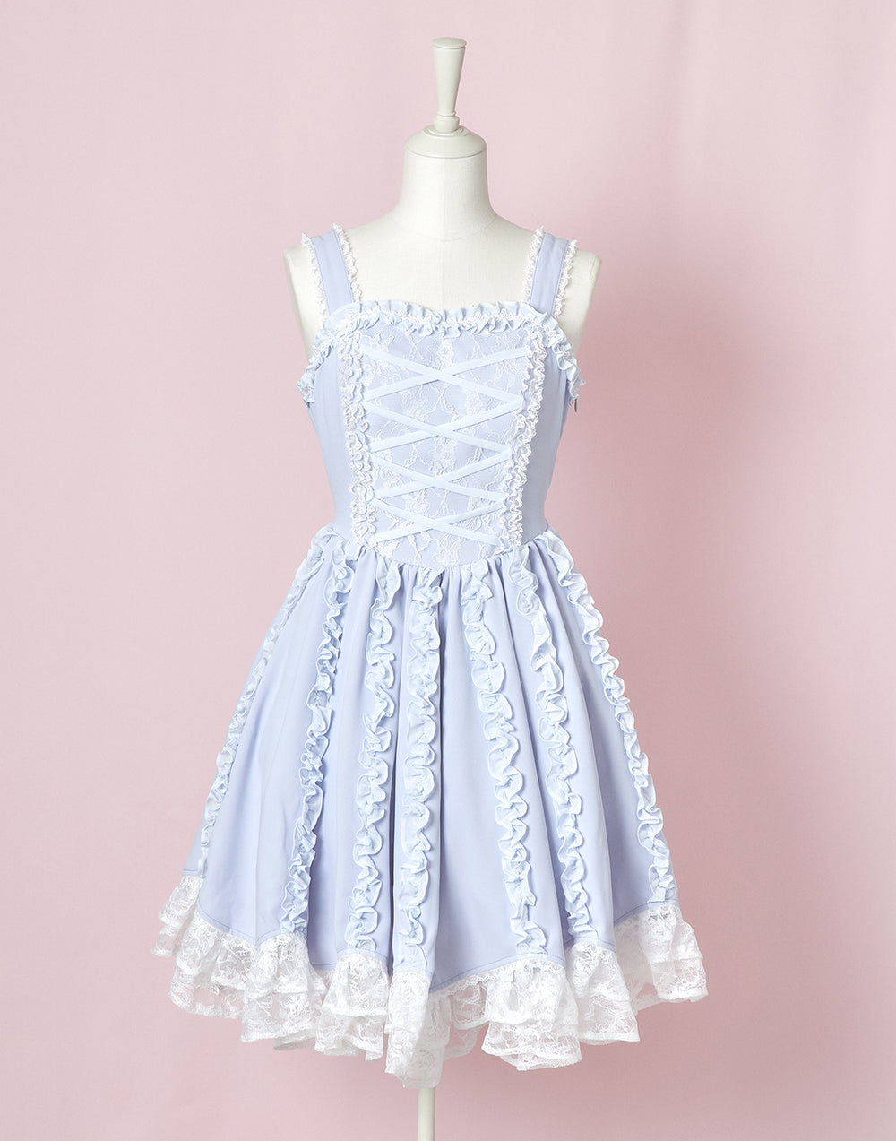 Lace up corset princess girl ワンピース – mellfy memory