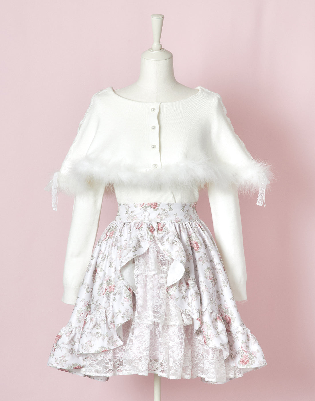 【10月発送】Princess Rococo Rose lace スカート