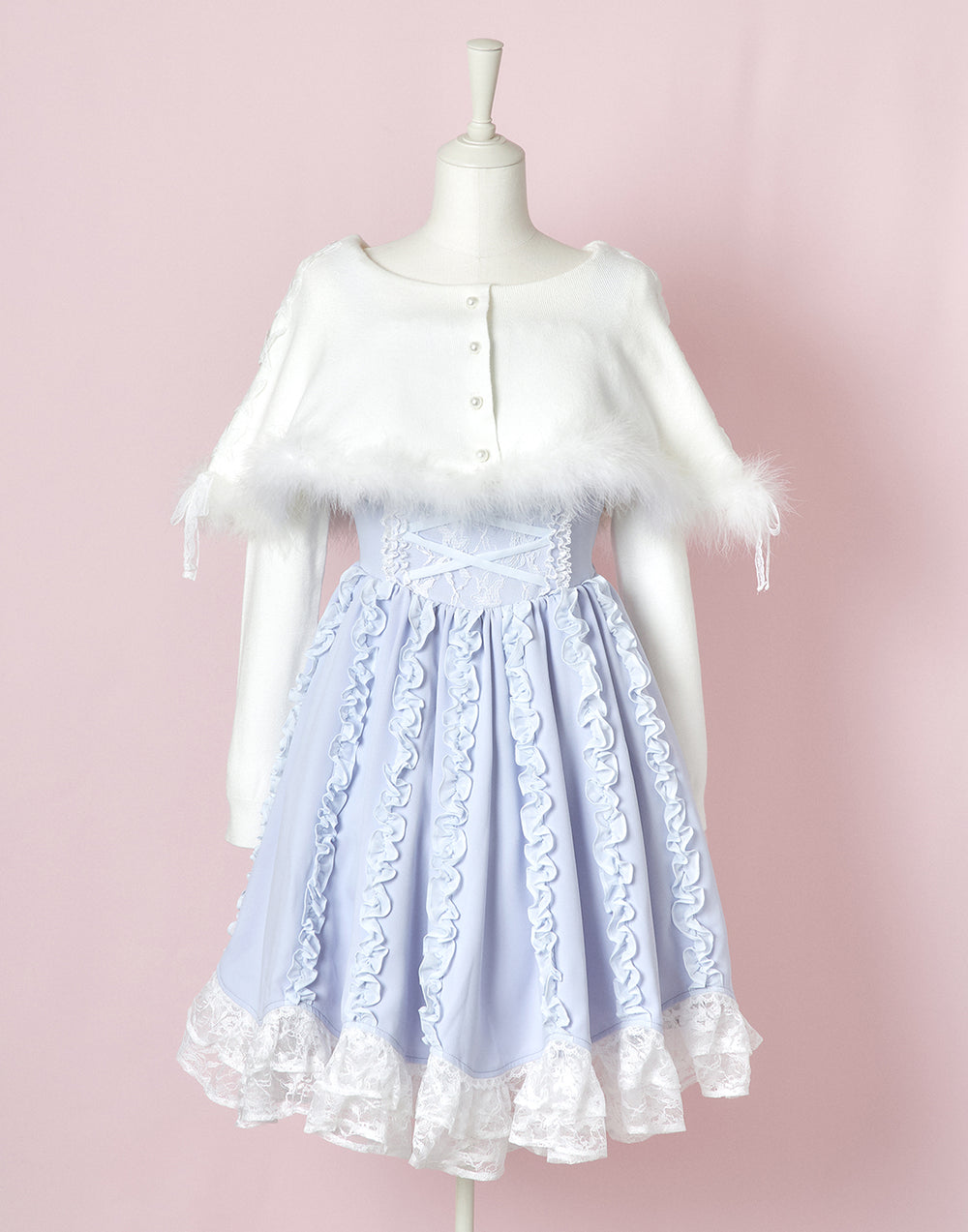 Lace up corset princess girl ワンピース – mellfy memory Lace up corset princess girl ワンピース