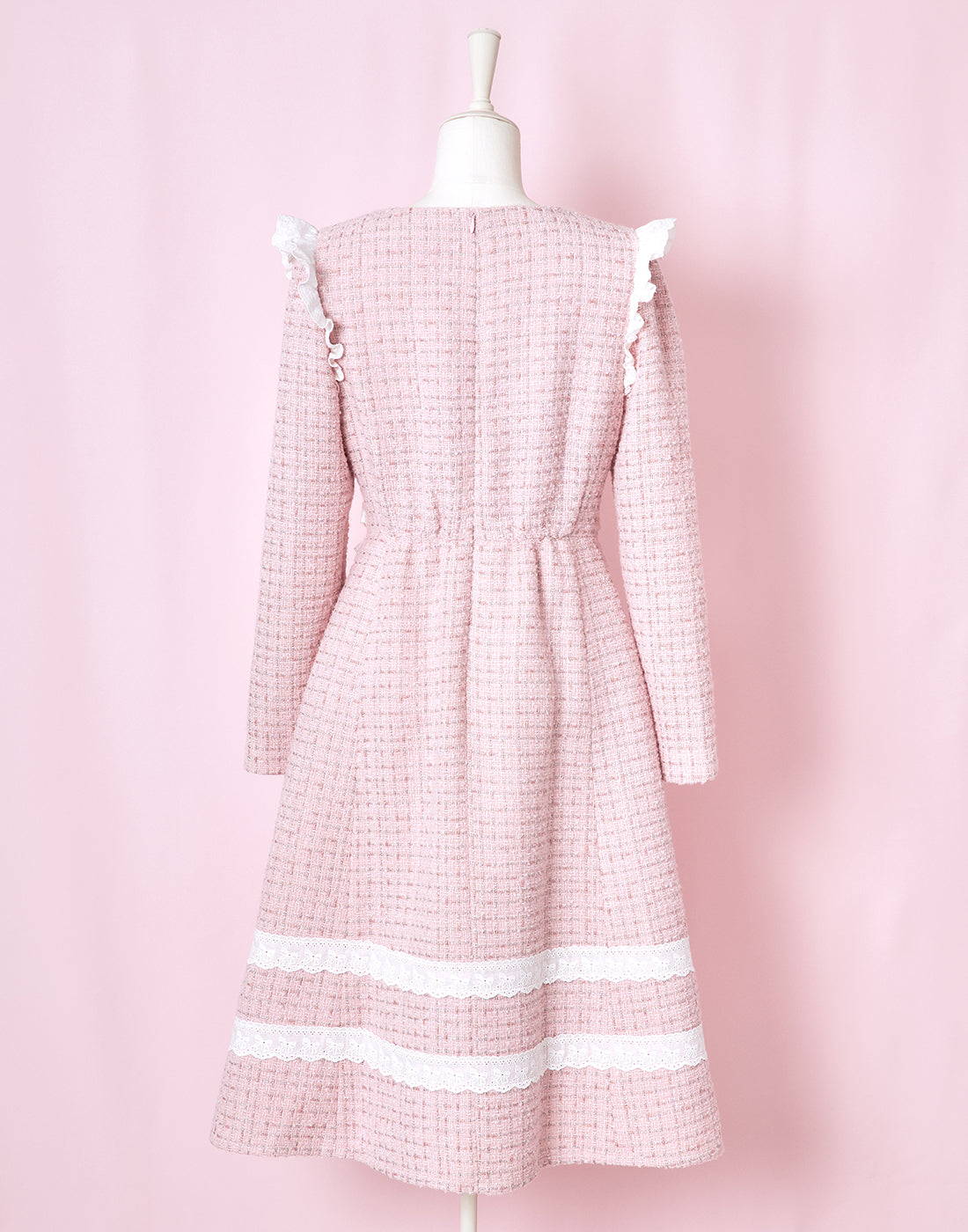 【11月発送】twinkle tweed ワンピース ／ Lolime（Mサイズ・LLサイズ展開）