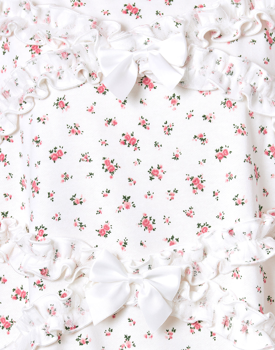 【11月発送】frilly tiny floral スウェット ／ Lolime