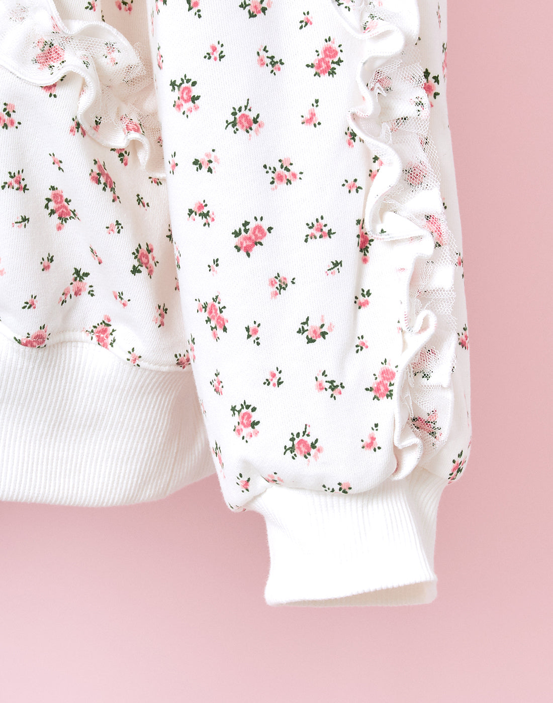 【11月発送】frilly tiny floral スウェット ／ Lolime