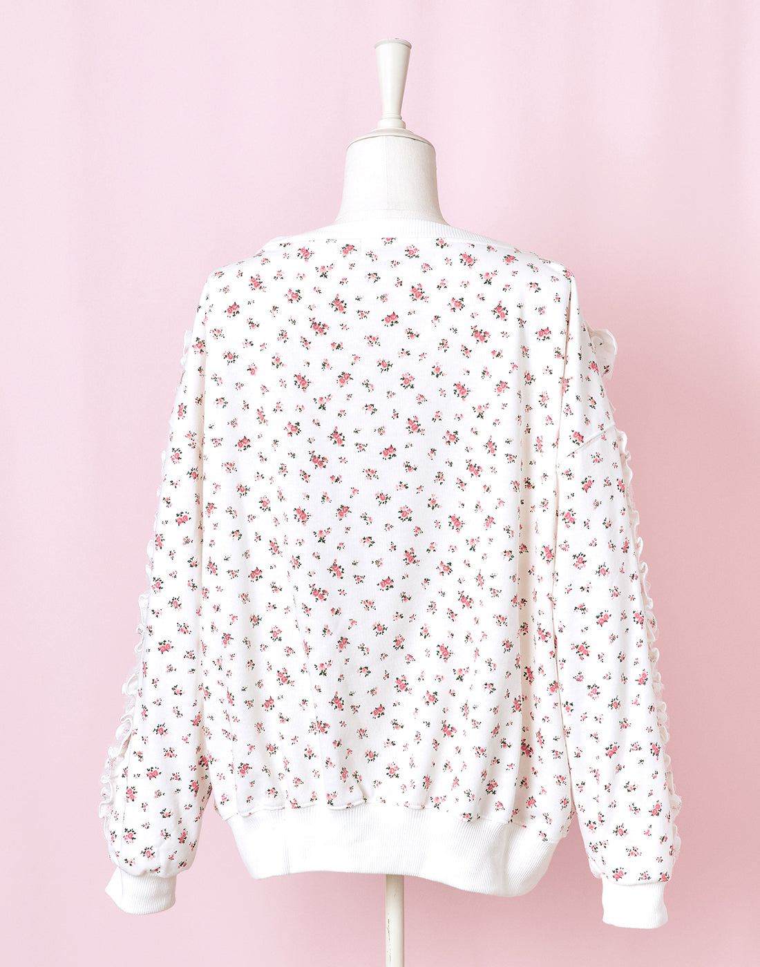 【11月発送】frilly tiny floral スウェット ／ Lolime