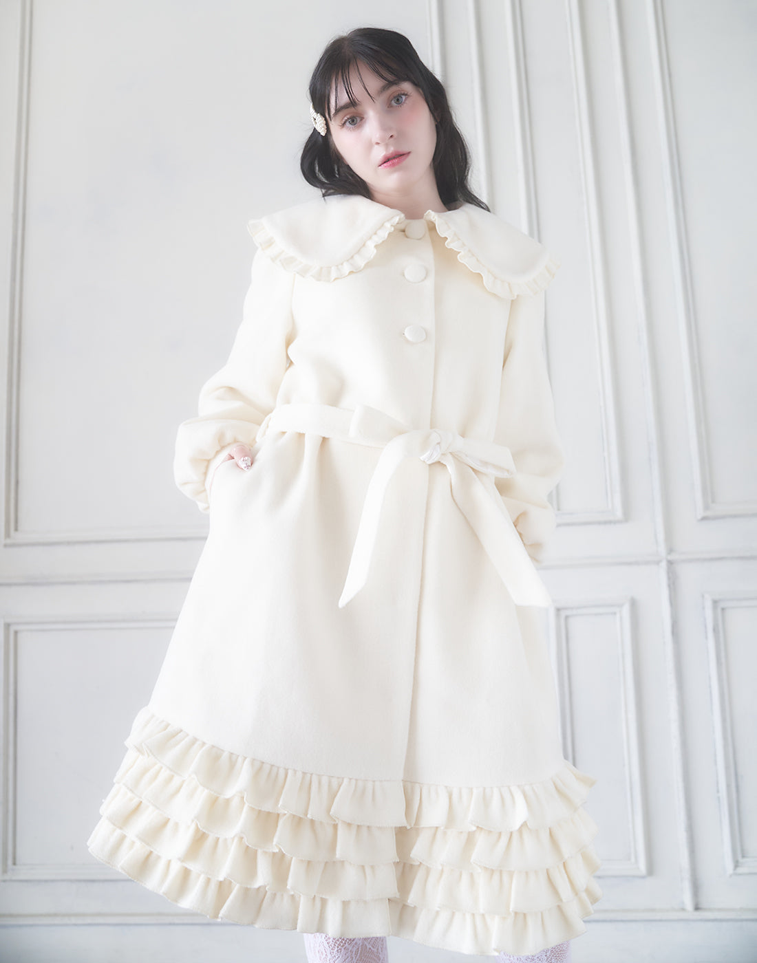 【11月6日(水)17時販売開始】frilly princess コート ／ Lolime（Mサイズ・LLサイズ展開）