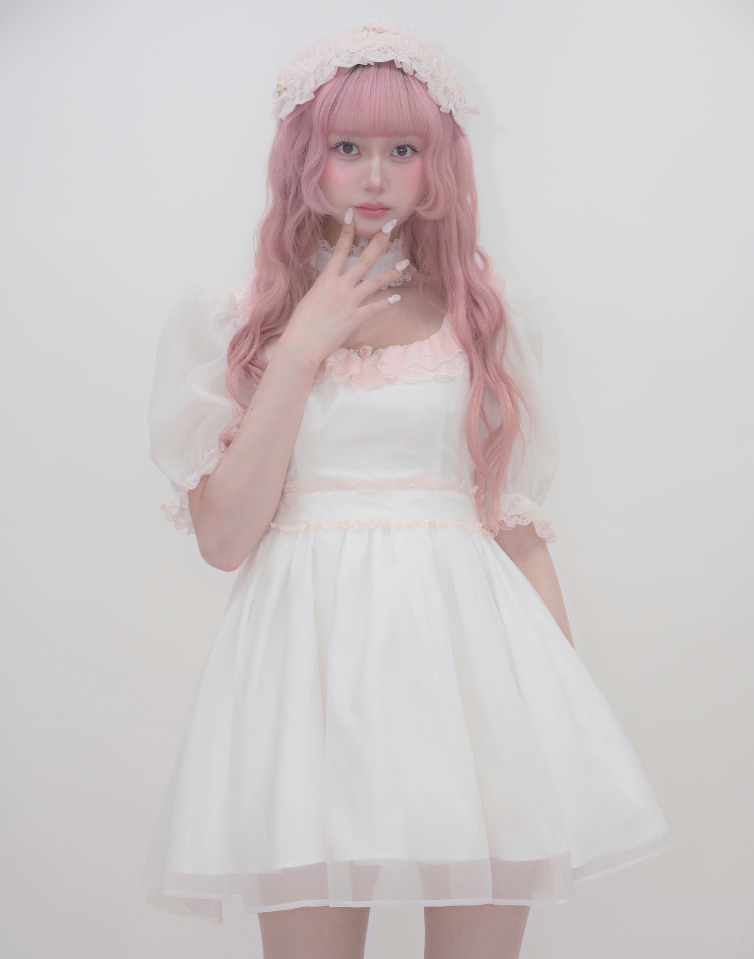 ワンピース rose satin baby doll Fiorforte baby doll onepiece – mellfy memory