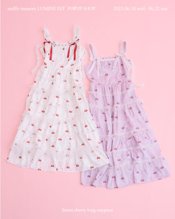 【POPUP SHOP先行販売】Sweet cherry long ワンピース