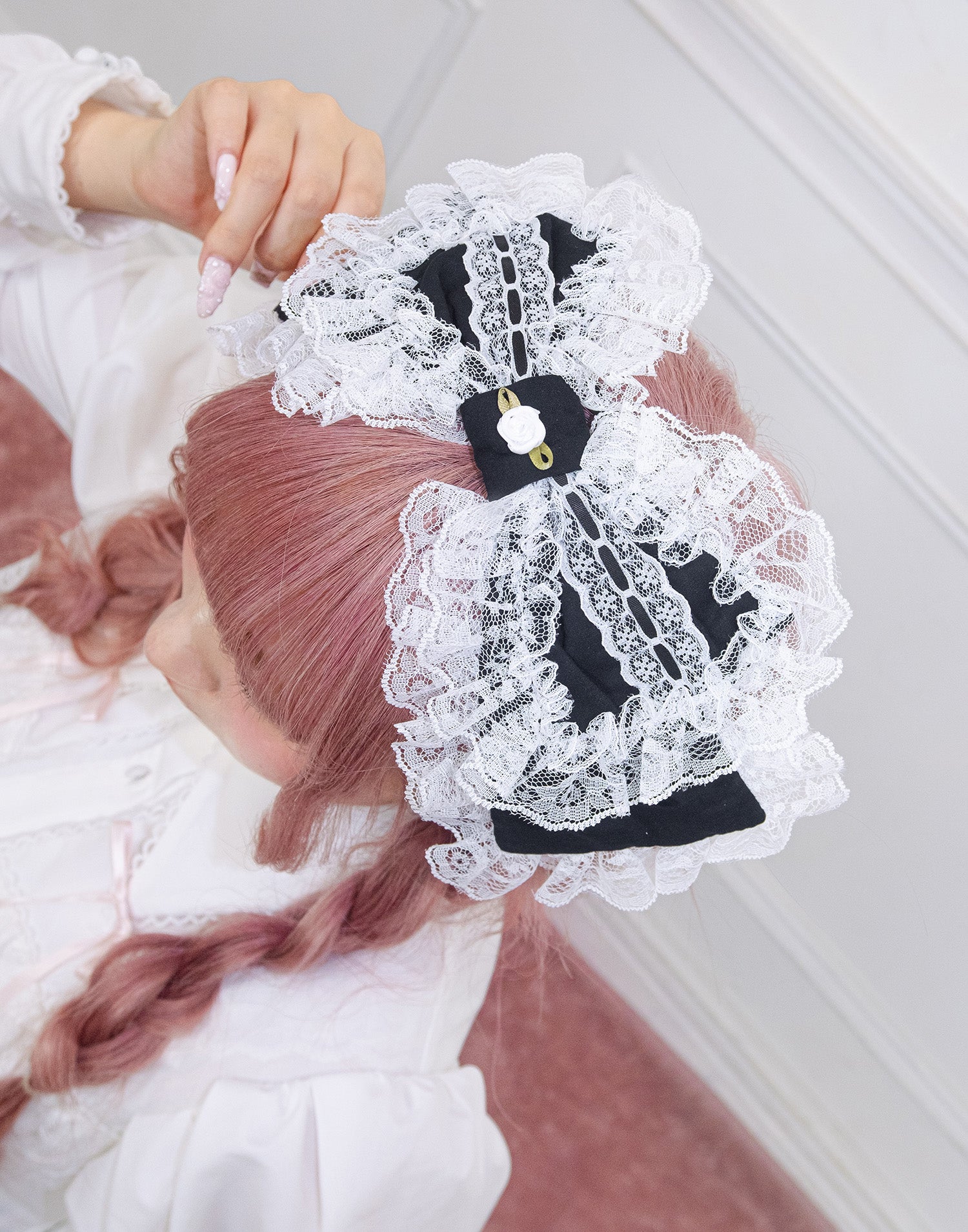 rosey ribbon head dress／Fiorforte – mellfy memory