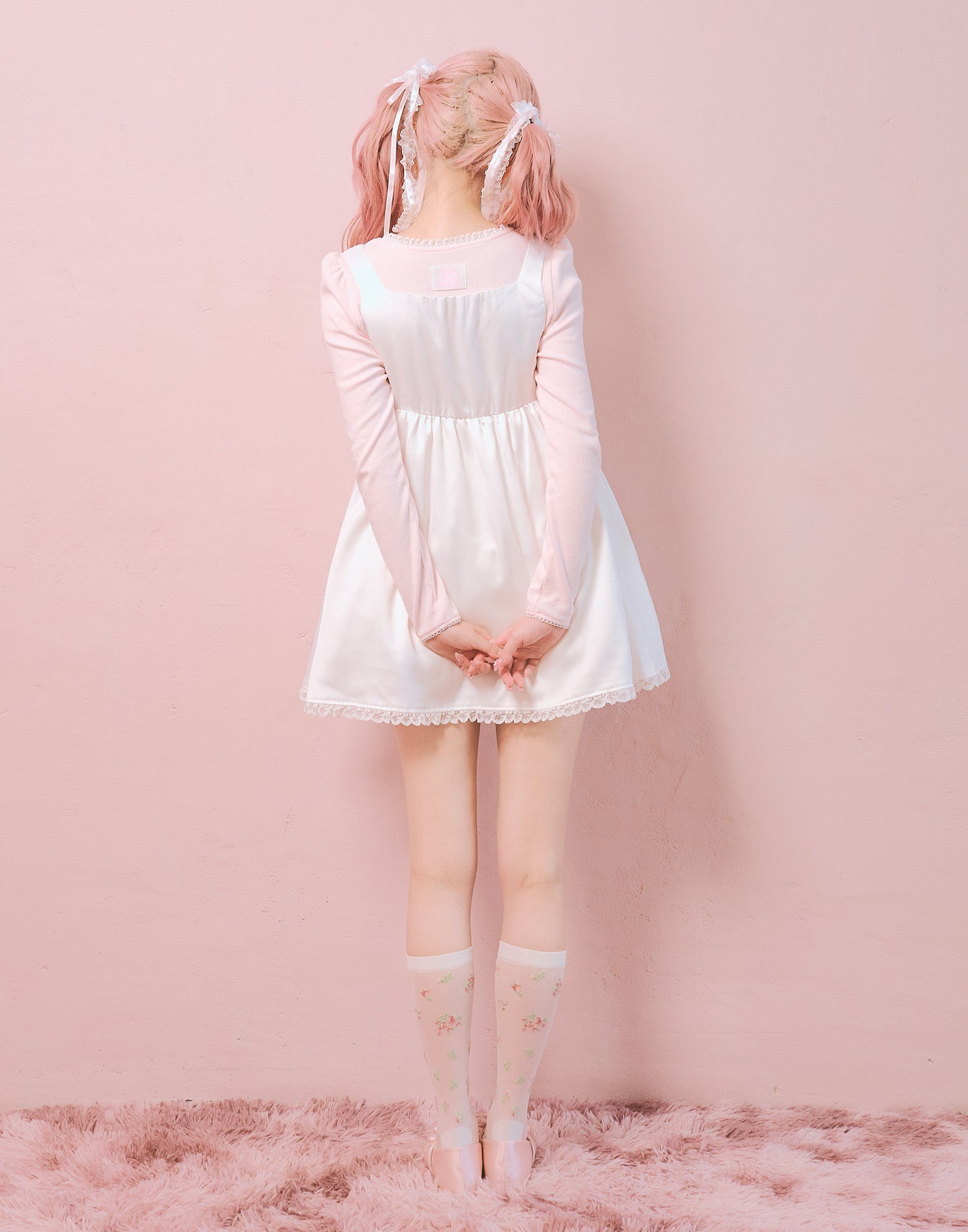 rose satin baby doll – mellfy memory