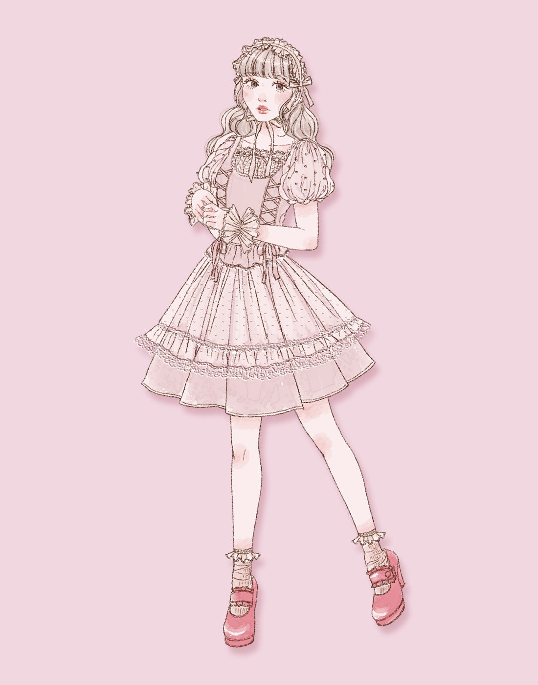 Love to Doll lace up ブラウス – mellfy memory