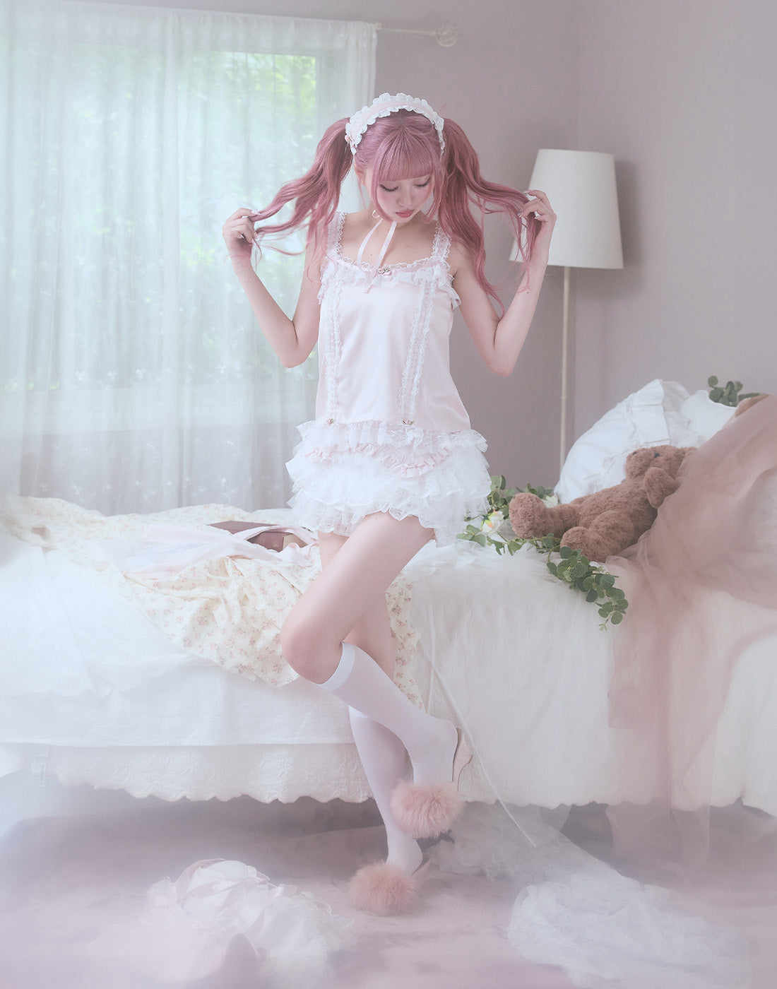 fiorforte ミニスカート♥Garter lace short pants Garter lace short pants – mellfy memory