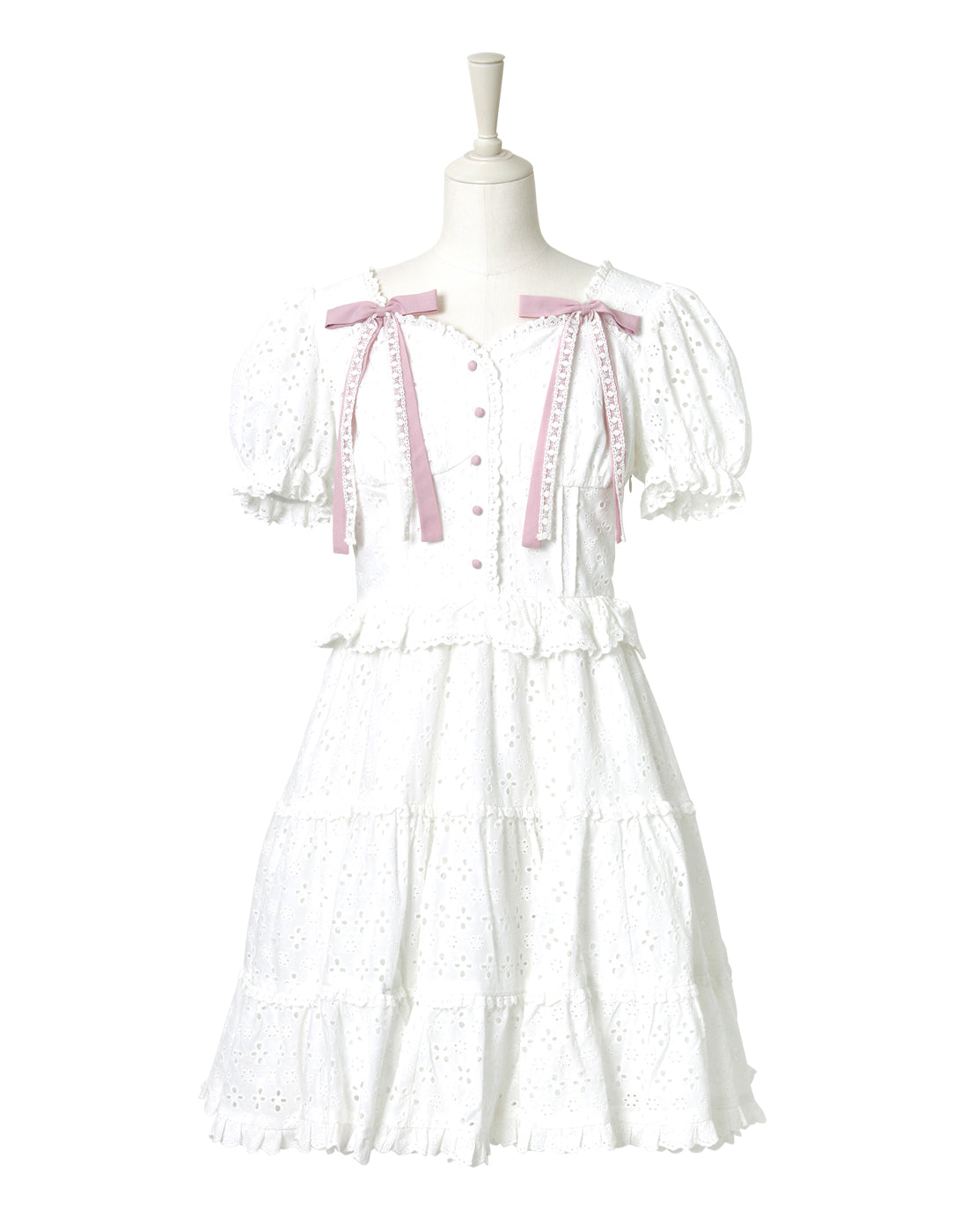 Feeling happy lace ワンピース – mellfy memory