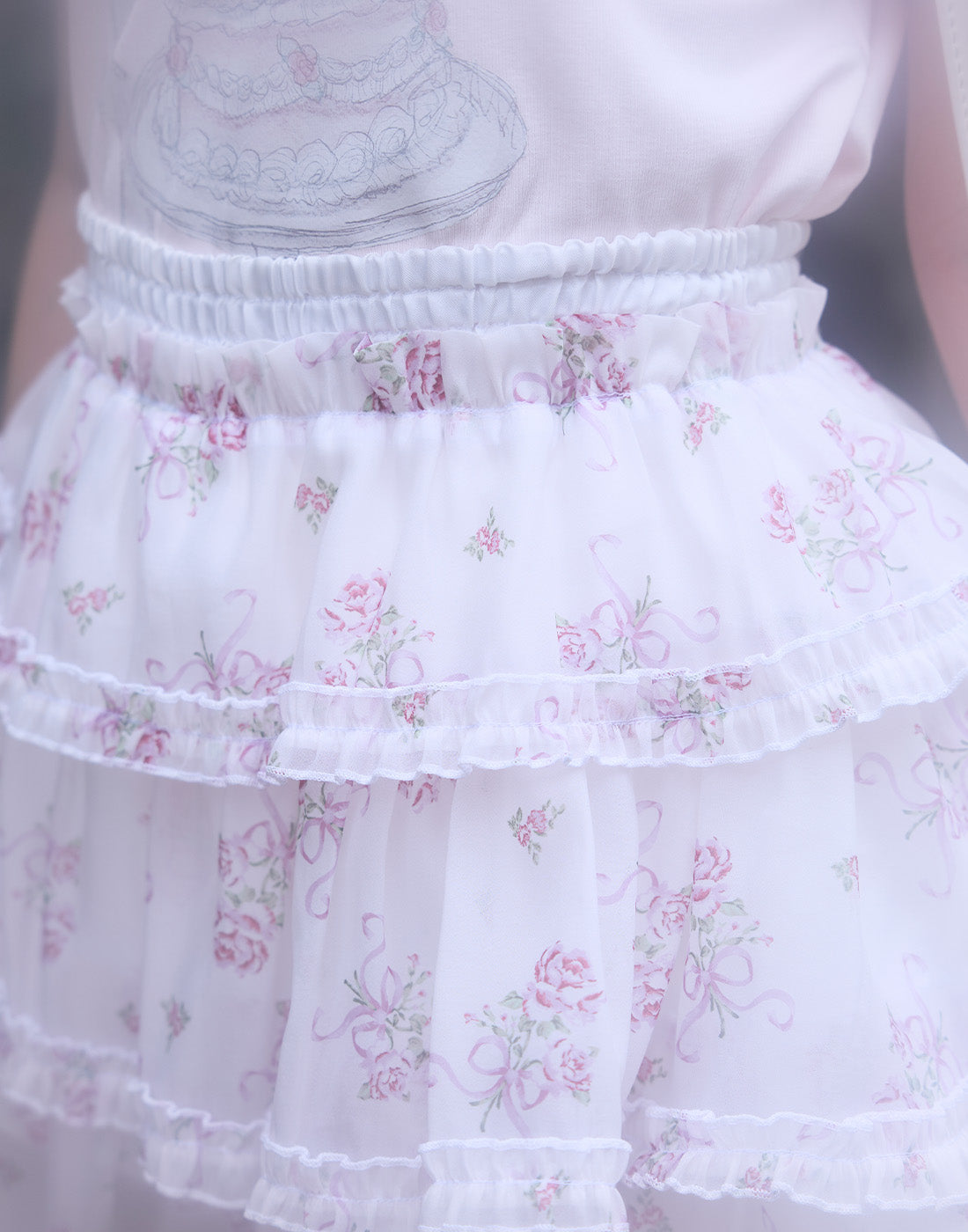 Ribbon rose garden skirt – mellfy memory