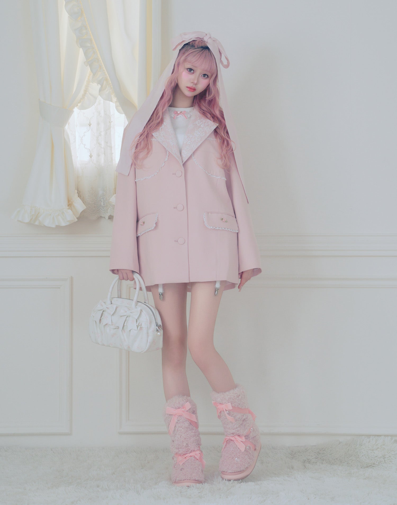 Fiorforte ♡ corset lace jacket corset lace jacket – mellfy memory