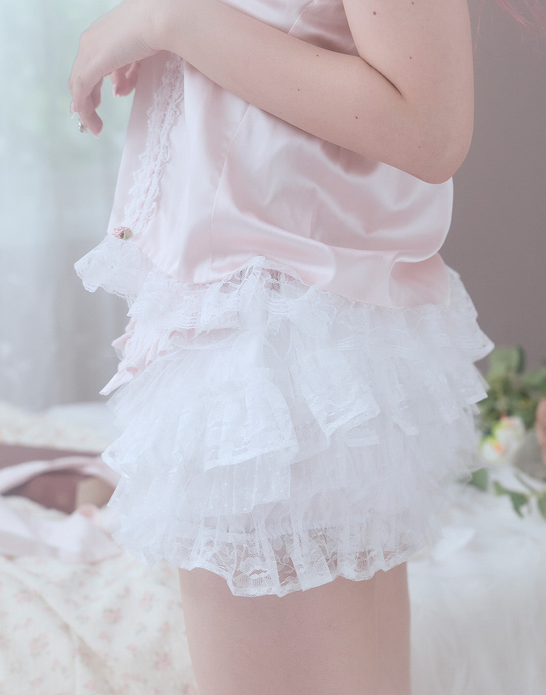 Garter lace short pants – mellfy memory
