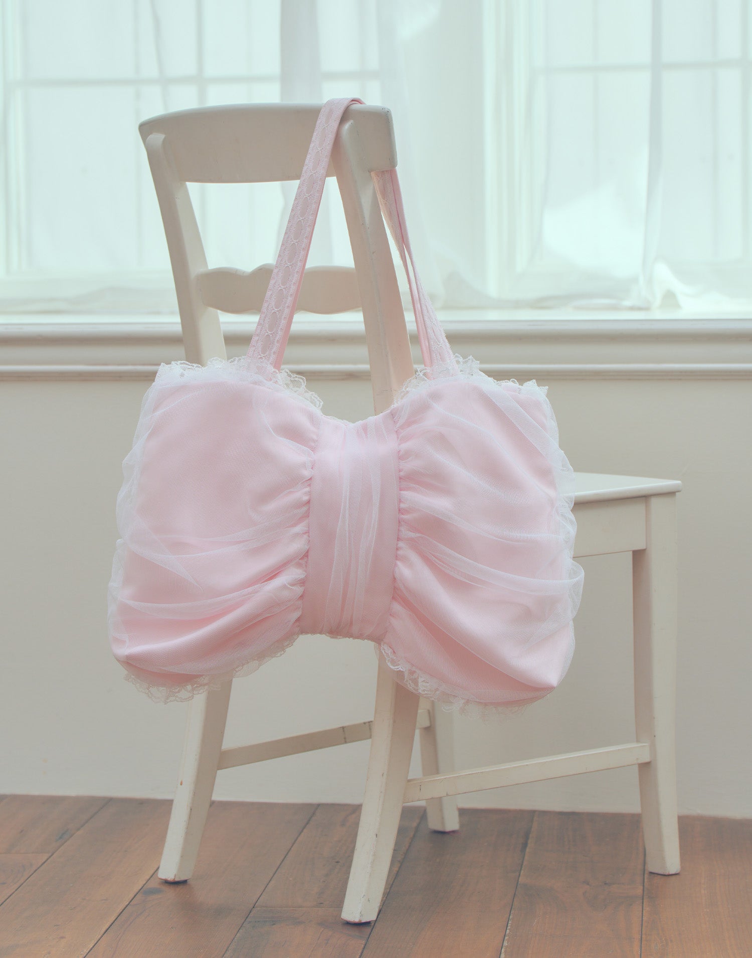 Lovely puff ribbon tote bag – mellfy memory