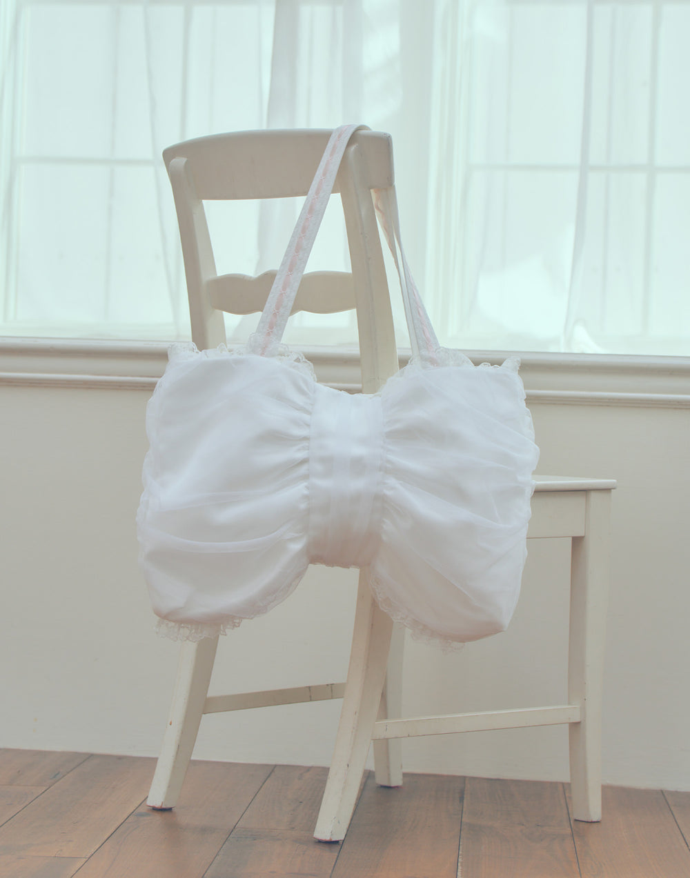 Lovely puff ribbon tote bag – mellfy memory