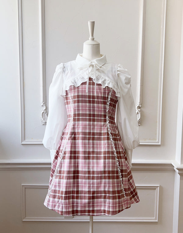 【9月下旬発送】Melty Café Check ワンピース