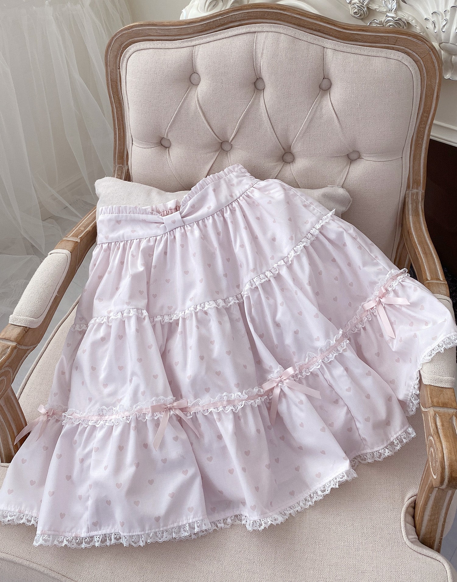mellfy memory メルフィーメモリー ピンク M mini スカート Lace tutu drawers mini スカート – mellfy memory